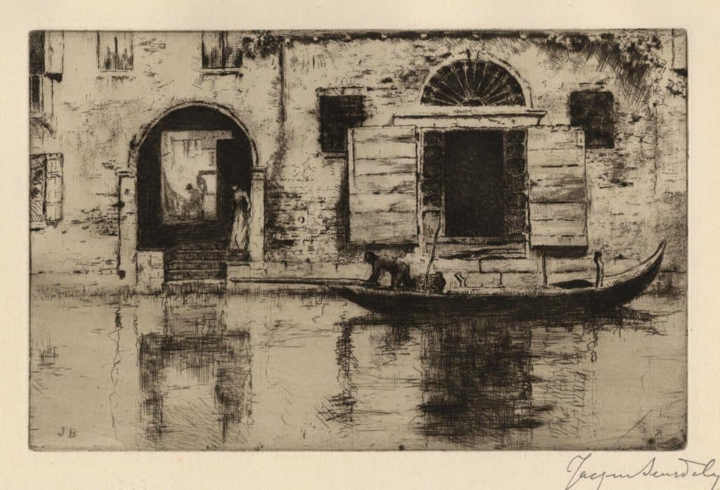 Beurdeley – Petit canal à Venise