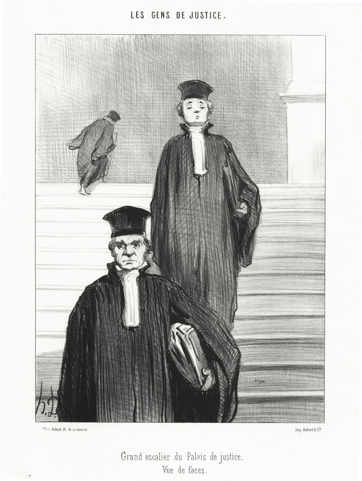 Great scale of the Palais de Justice, front view