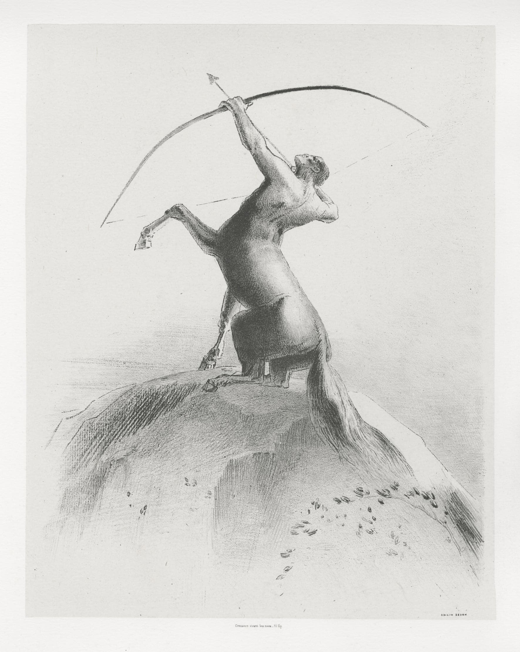 Centaur aiming the skies