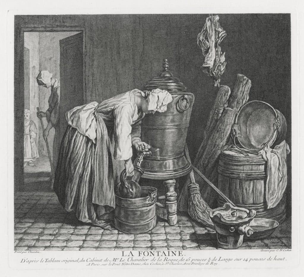 Cochin (Charles-Nicoles) – La fontaine