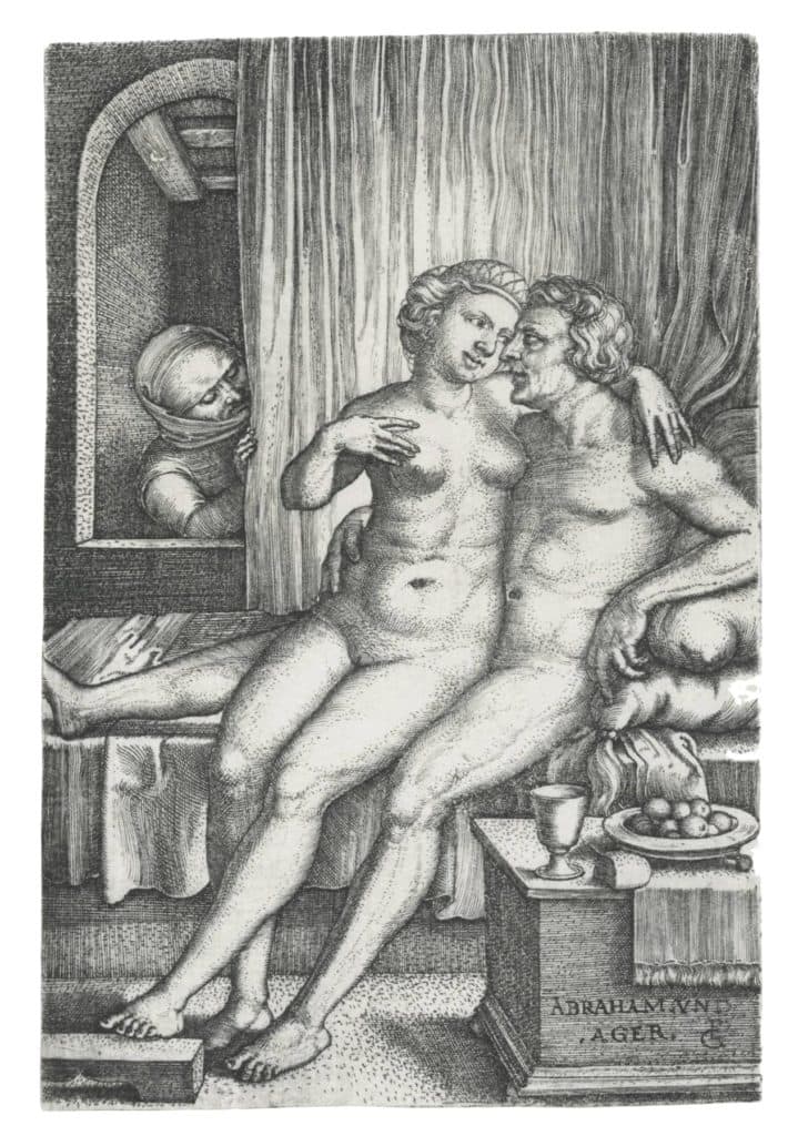 Pencz – Abraham et Agar espionnés par Sarah