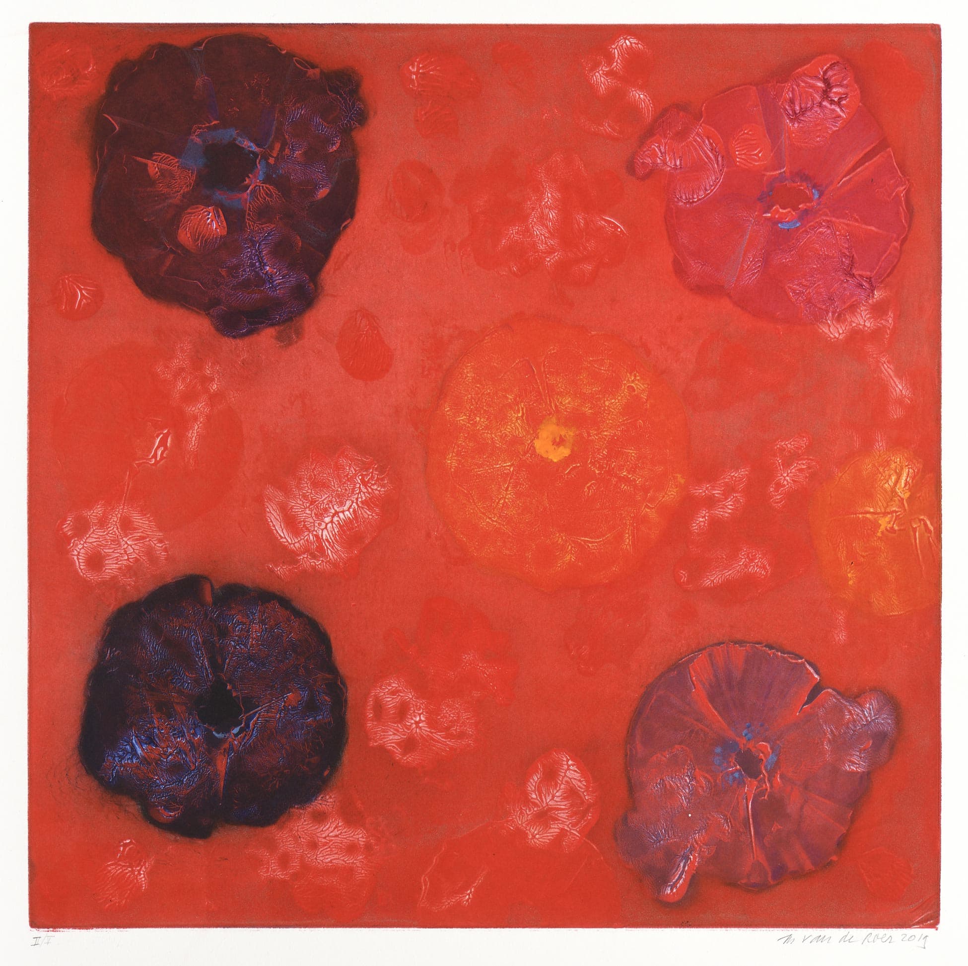 Untitled (composition in red)