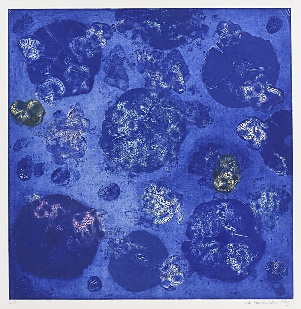 Roer – Sans titre (composition en bleu)