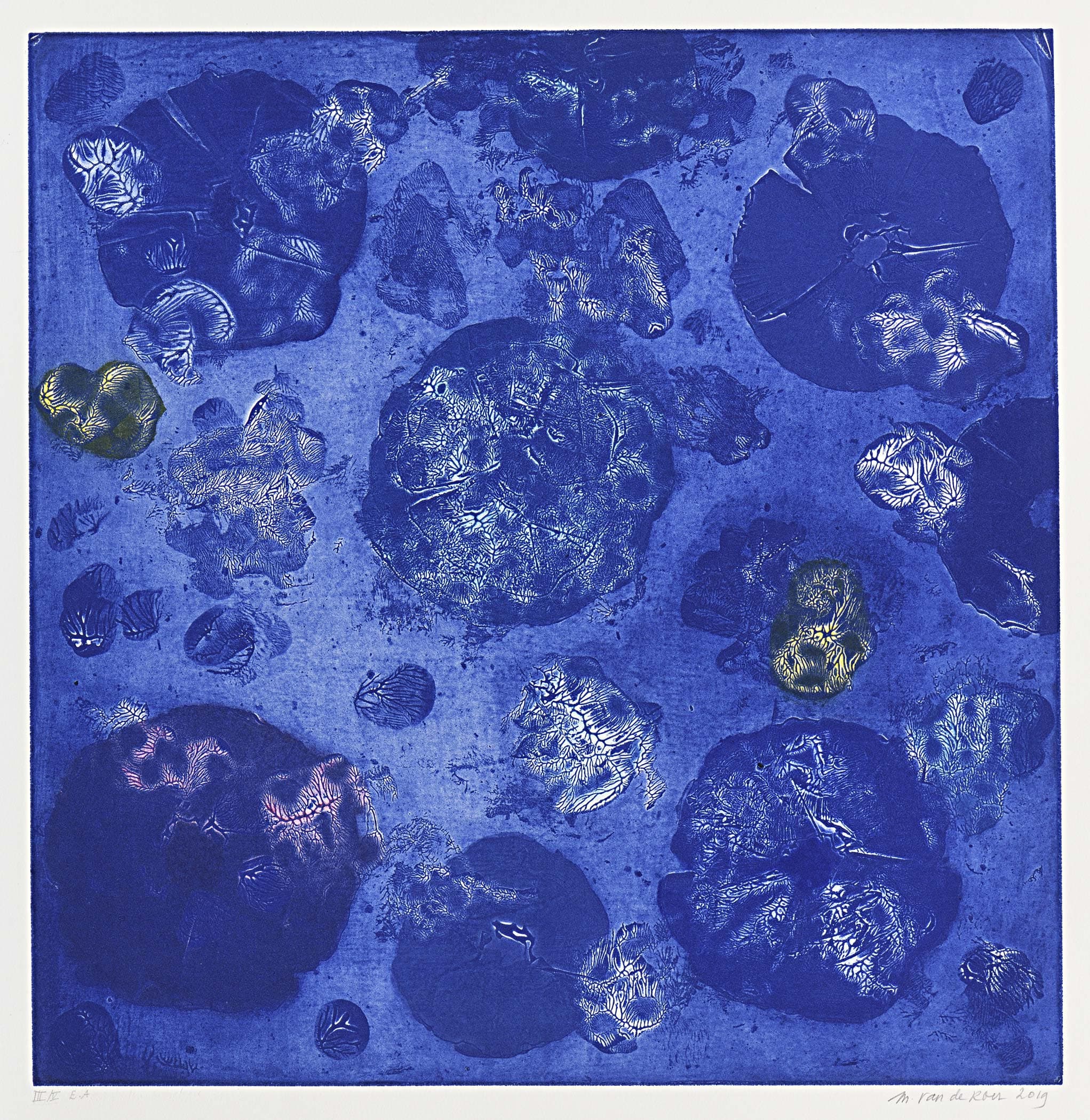 Sans titre (composition en bleu)