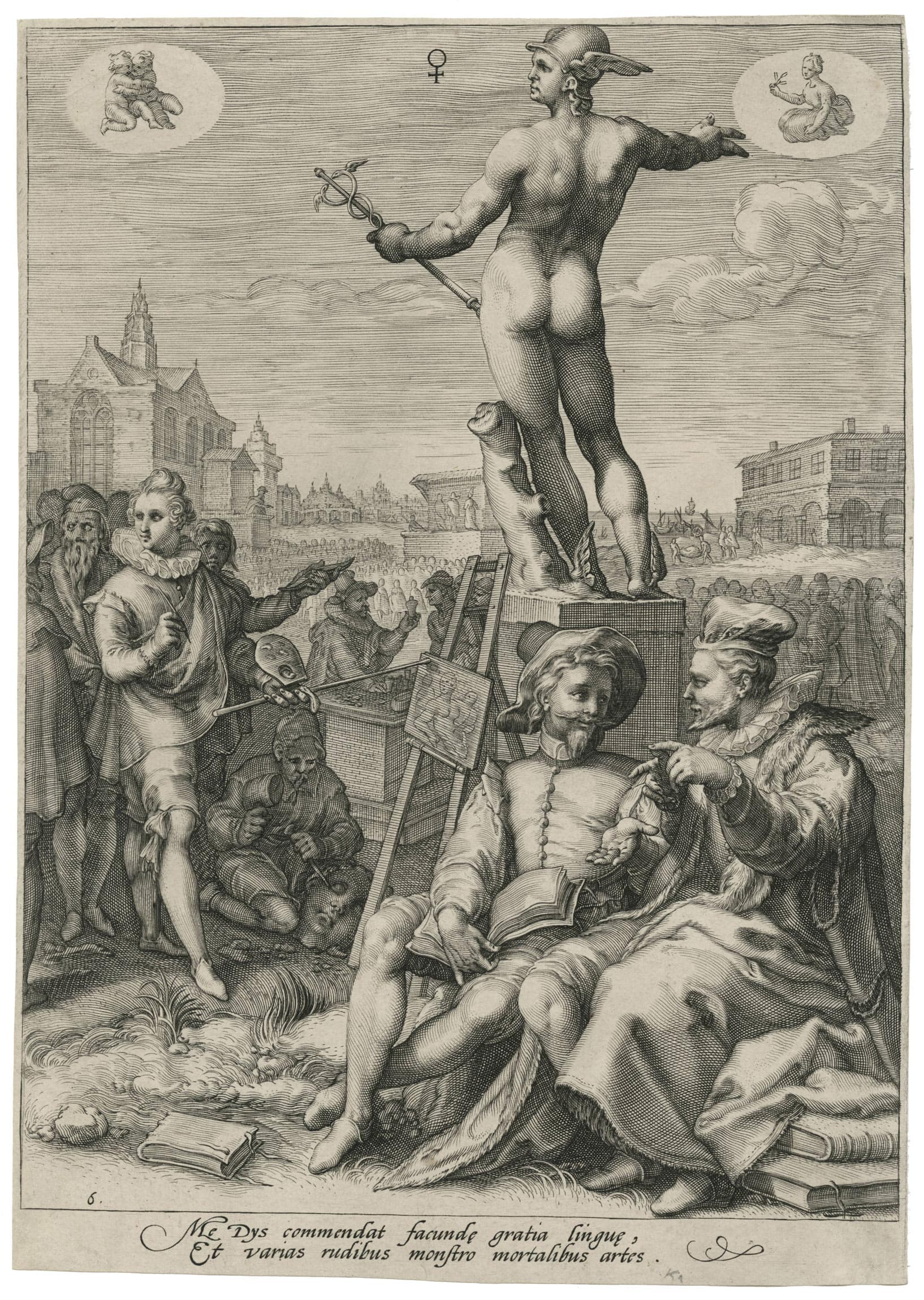 Mercury Presiding over the Arts