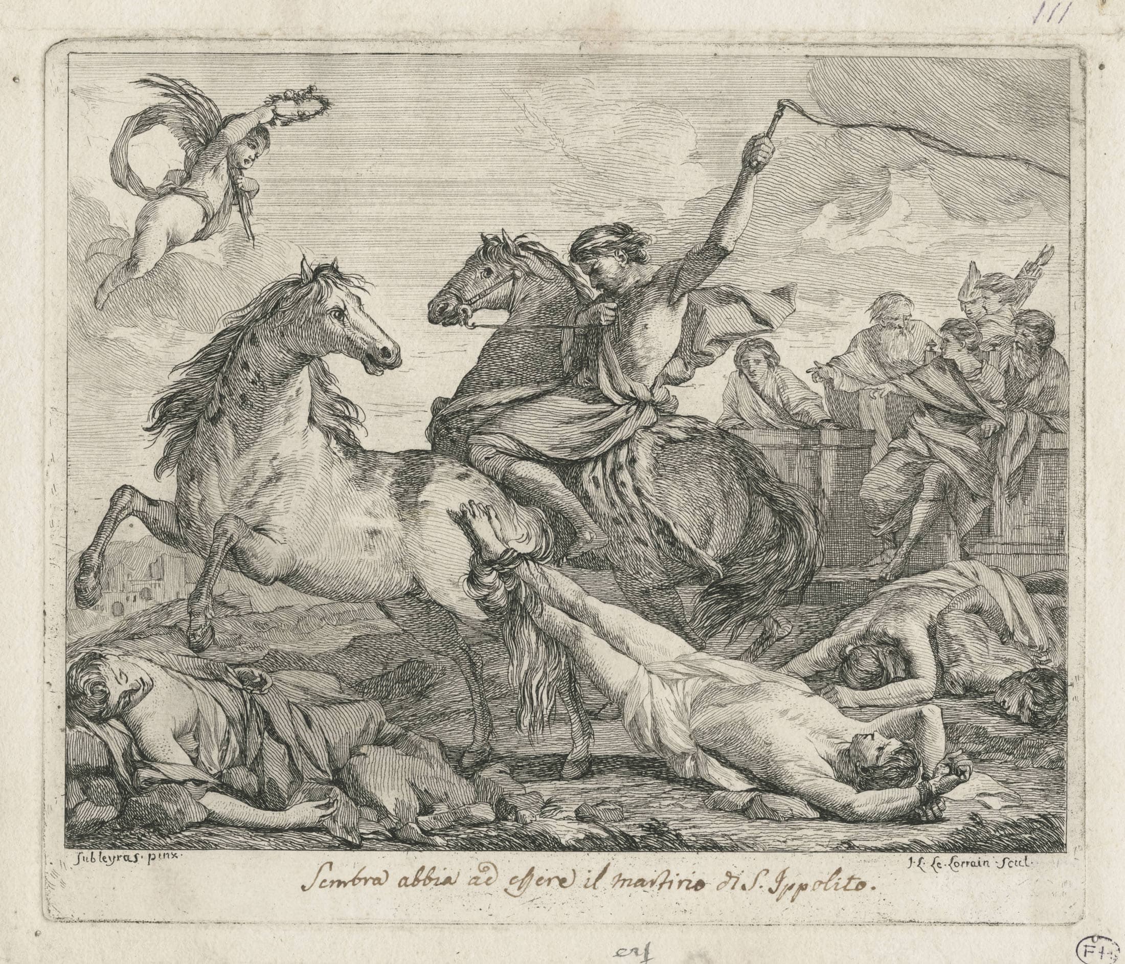 LE LORRAIN Louis-Joseph — The Martyrdom of Saint Hippolytus