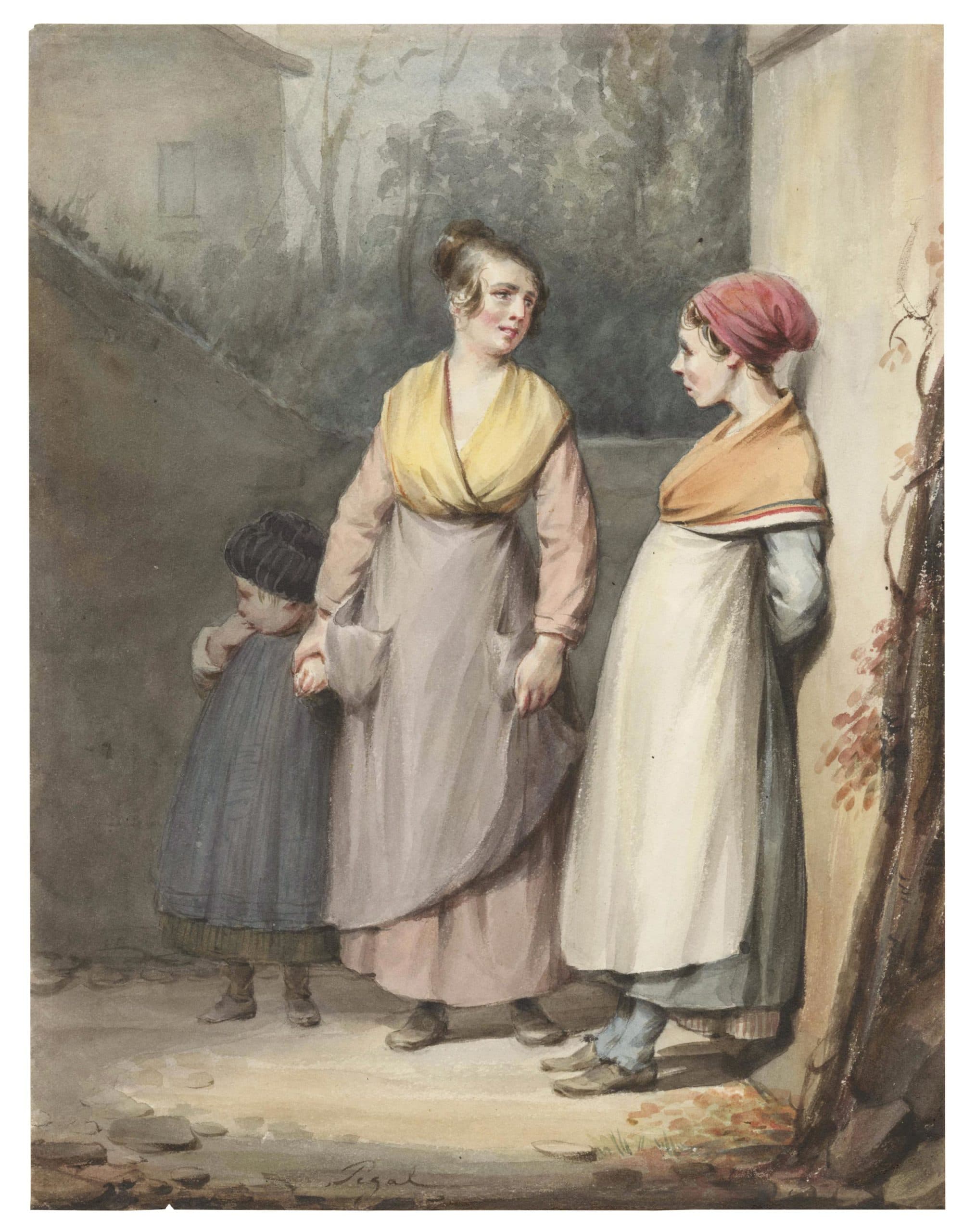 Deux femmes et un enfant