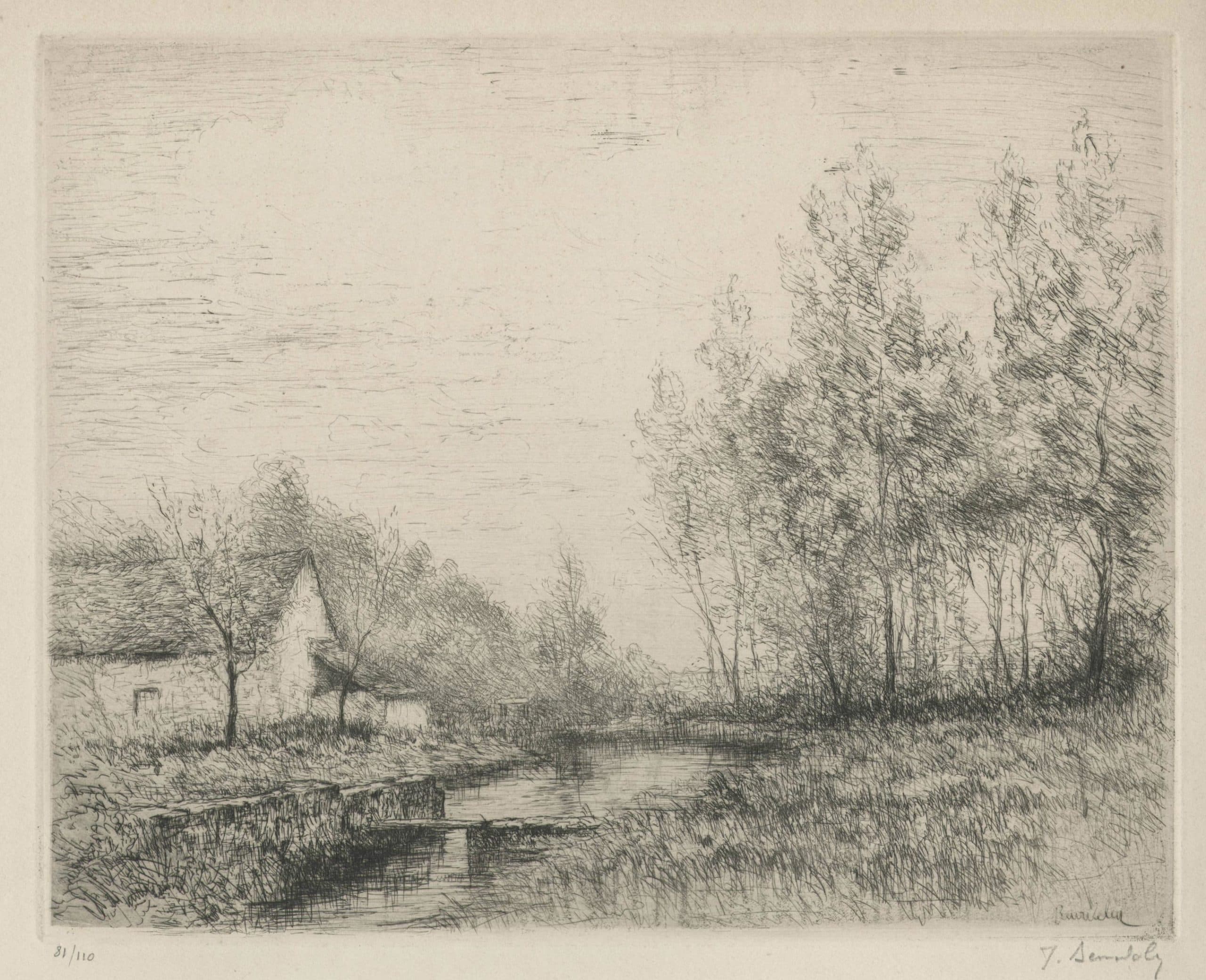 Farm by the Water (Surroundings of Provins)