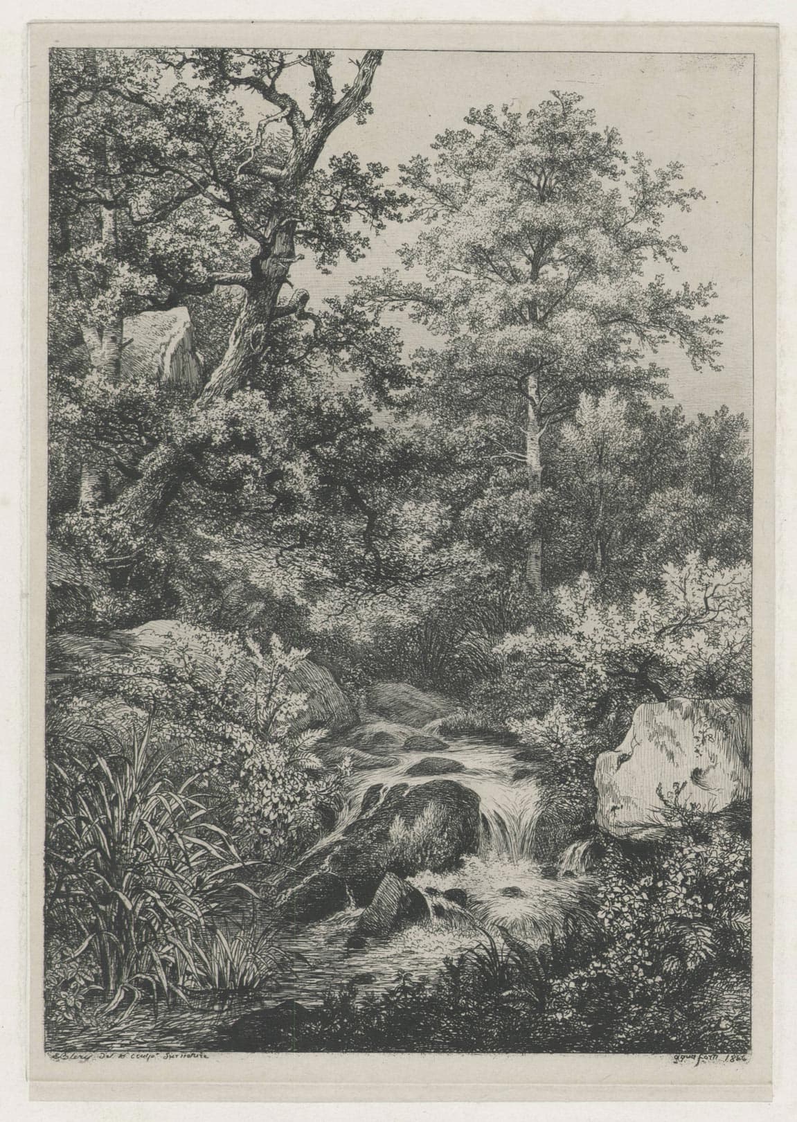 The Stream of Senlisse near Dampierre