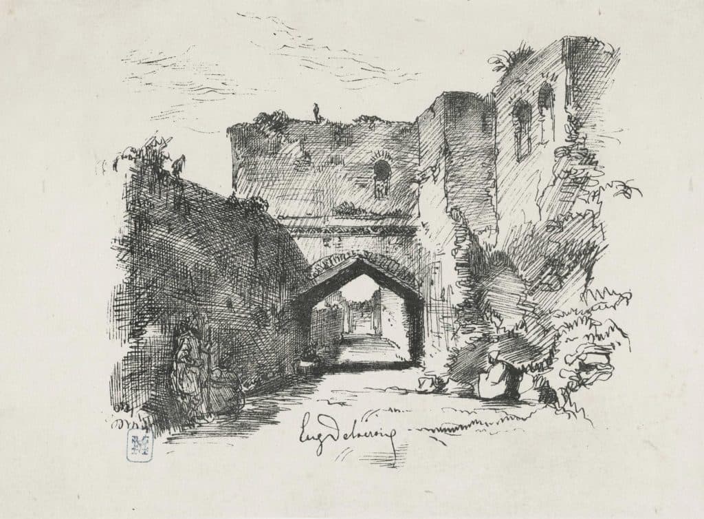 Delacroix – Une vue à Alger