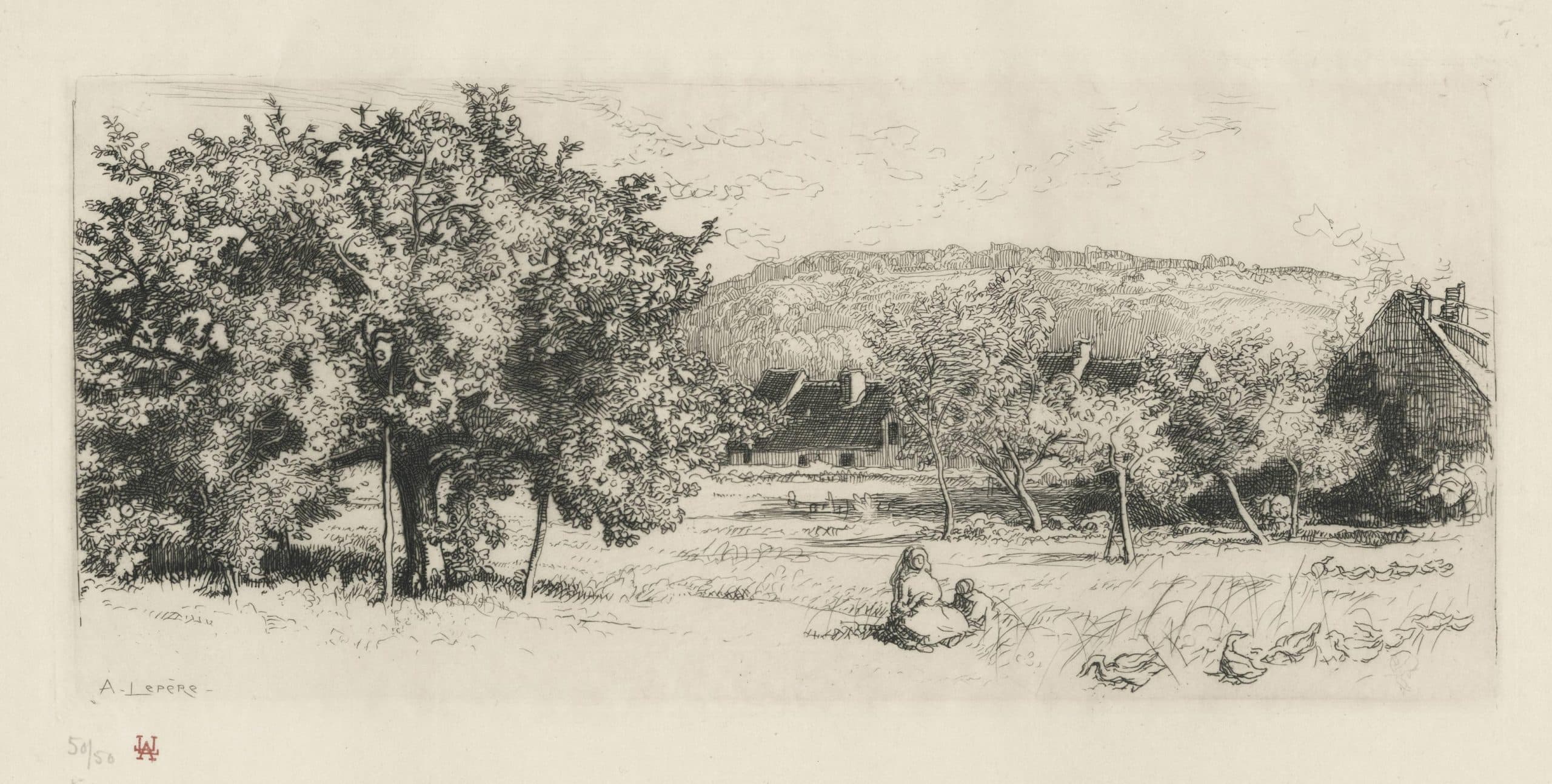 Village of Villeneuve-sur-Bellot (Seine-et-Marne)