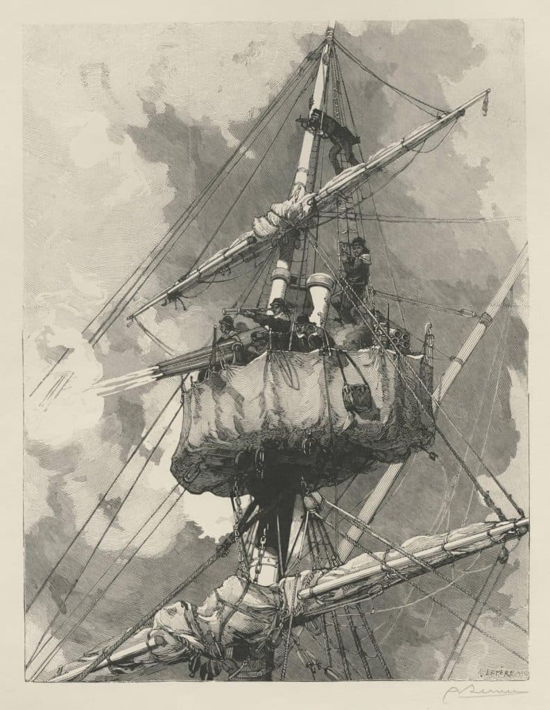 Lepère – Tonkin. La prise de Nam-Dihn, la hune de misaine du pluvier