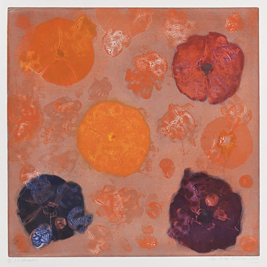 Van de Roer – Sans titre (composition à dominante orange)