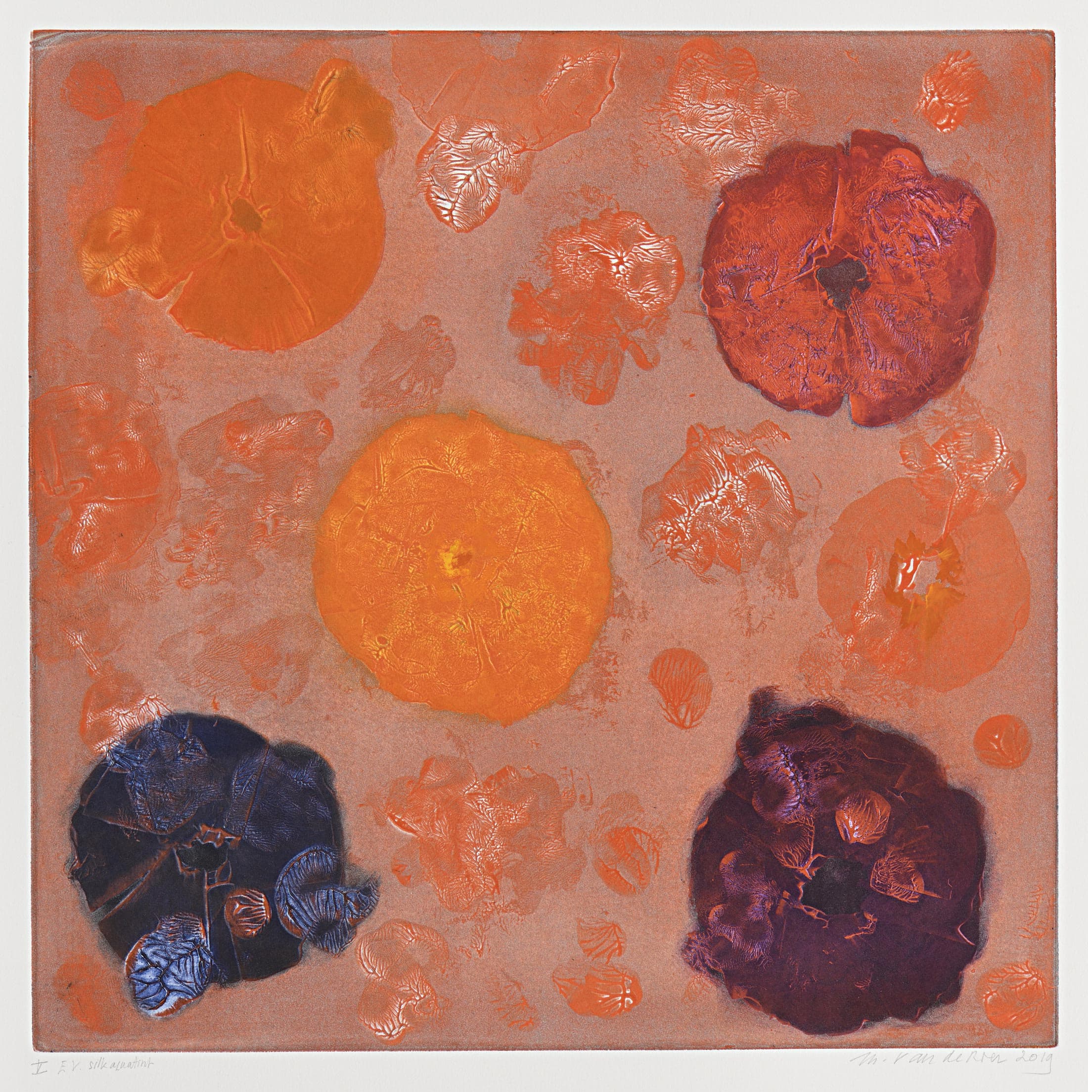 Untitled (composition with dominant orange)