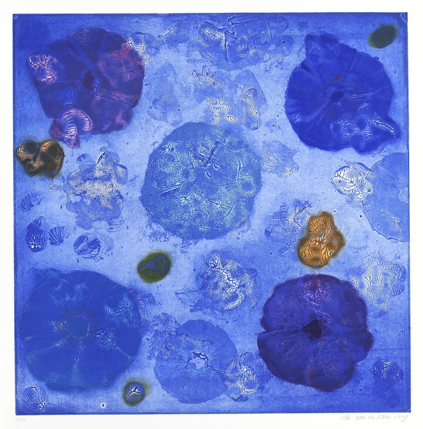 Untitled (composition in blue)