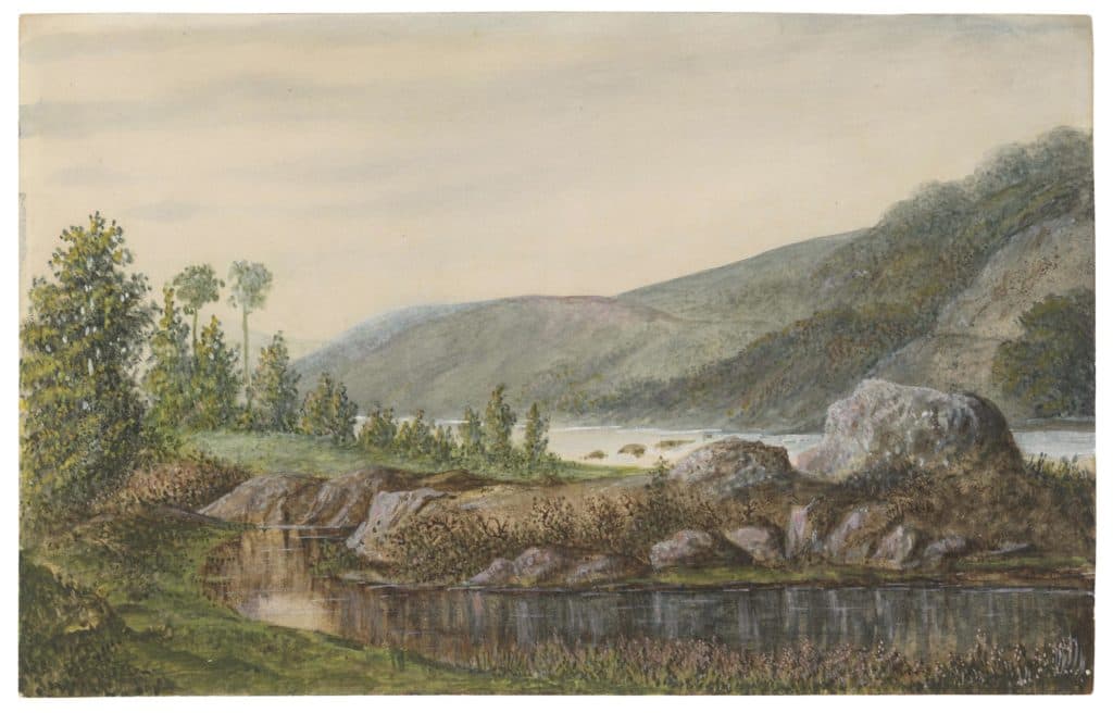 Sand – Paysage vallonné traversé par une rivière