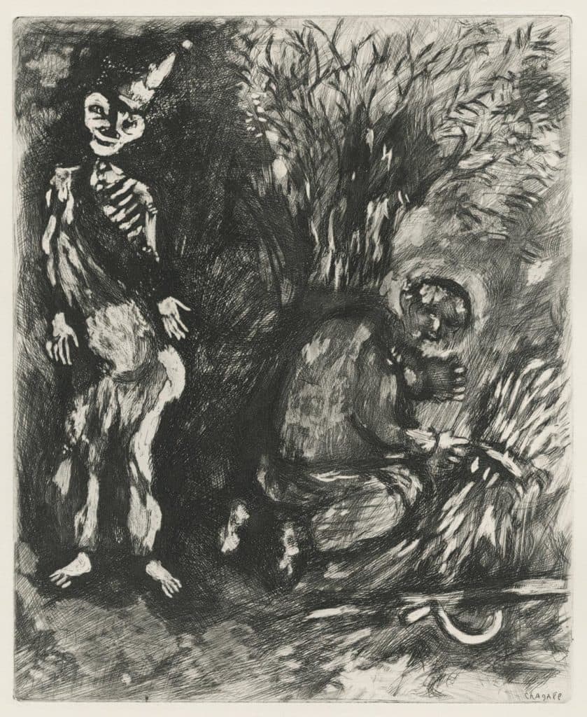 Chagall – La mort et le bûcheron