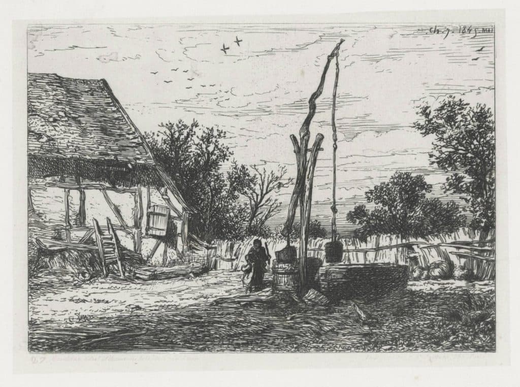 Jacque – Puits dans une cour de ferme