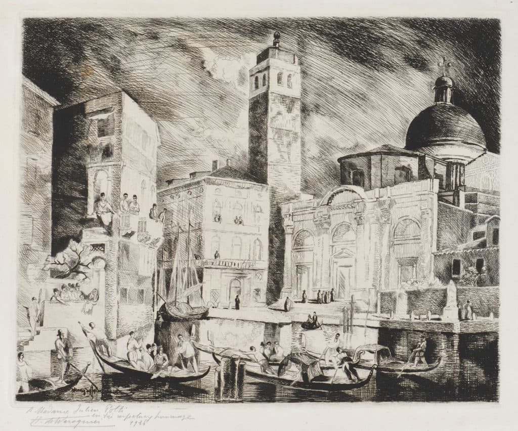 Waroquier – Journée de fête à Venise