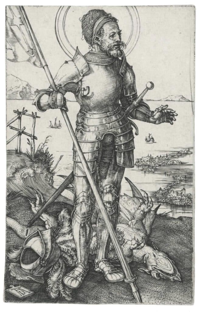 Durer – Saint Georges debout