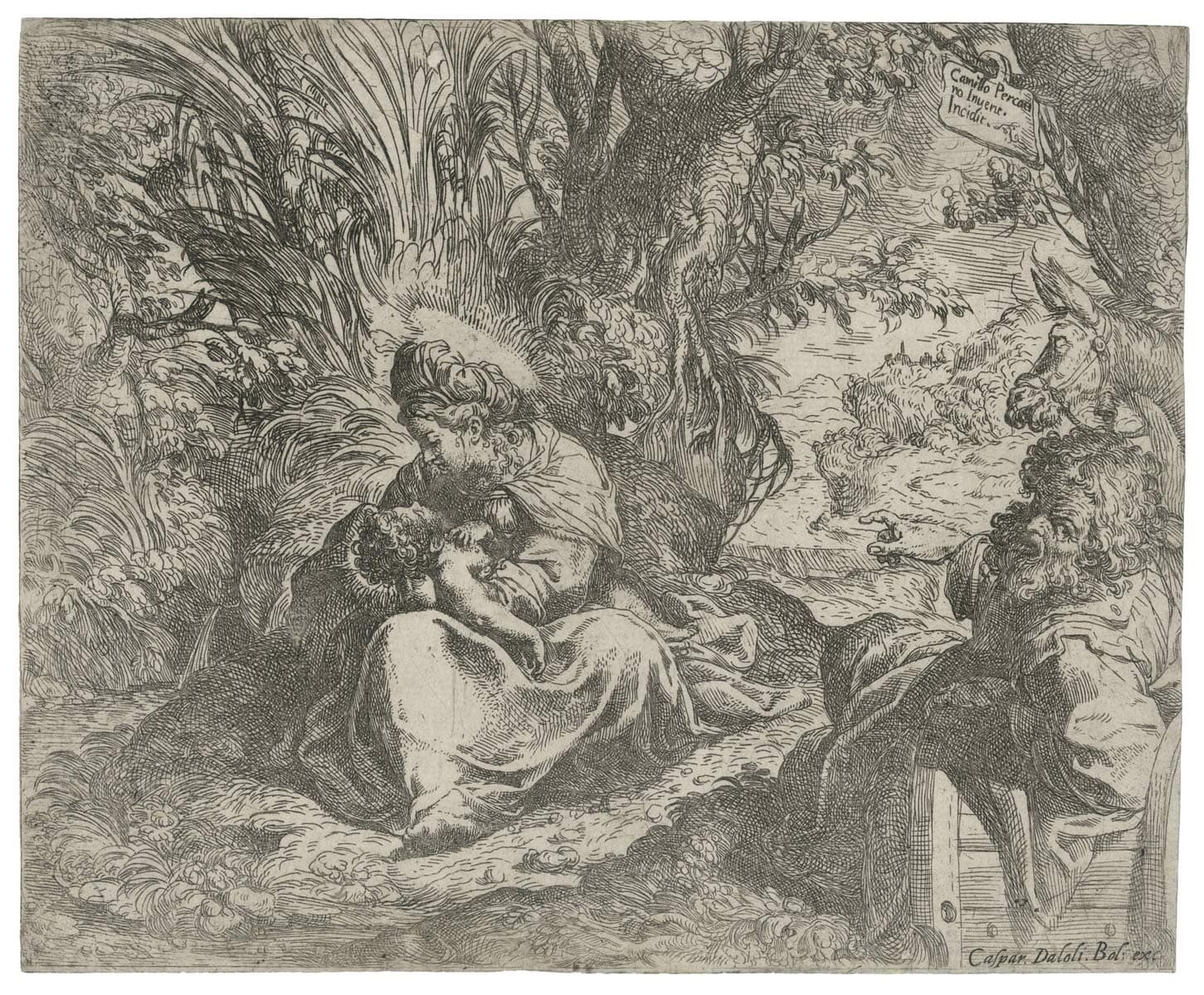 Rest during the flight into Egypt