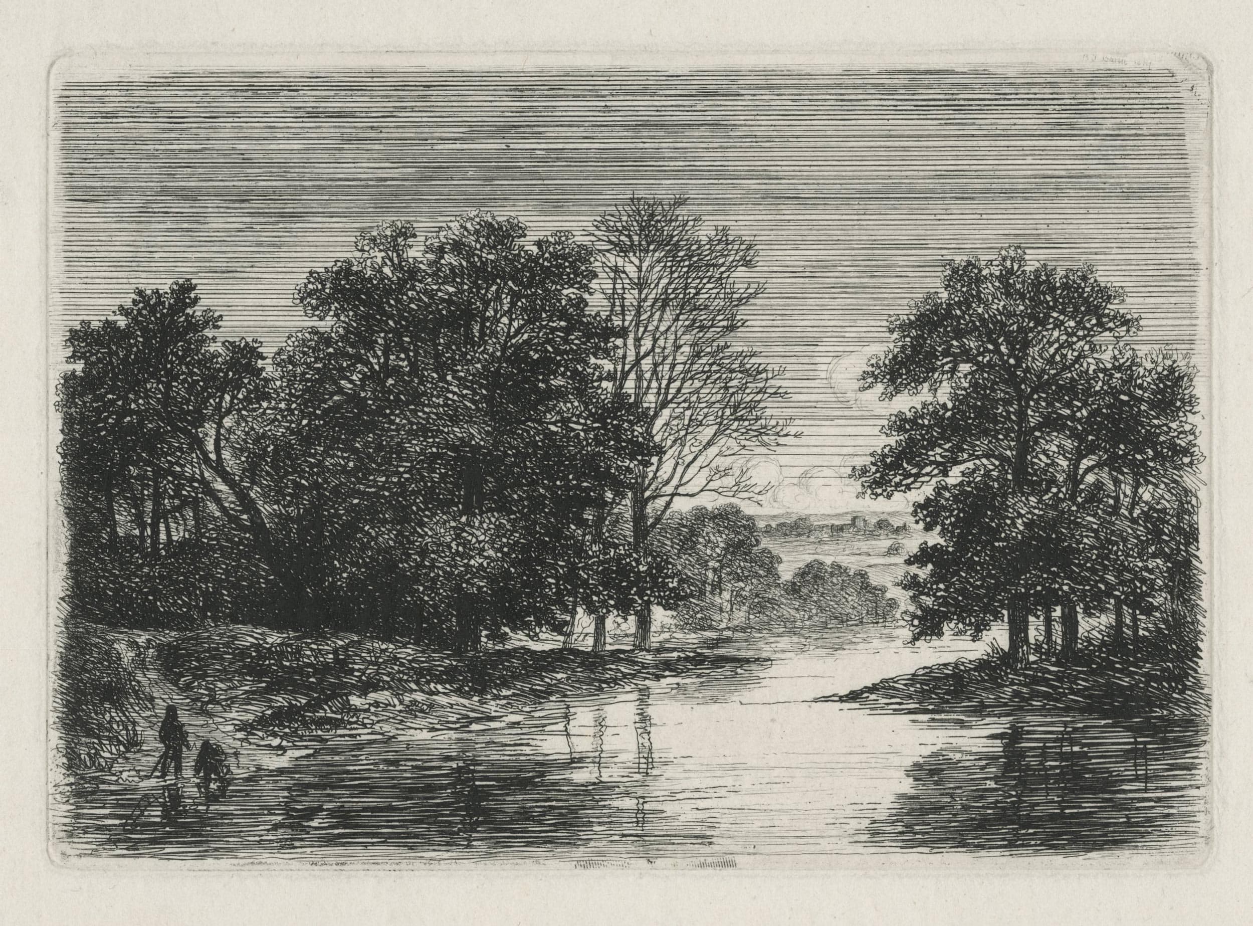 Aux environs de Lyon ou Les deux pêcheurs