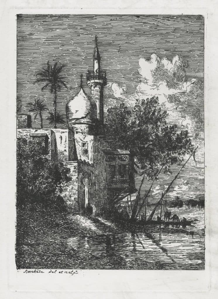 Berchère – Palais oriental au bord d’un fleuve