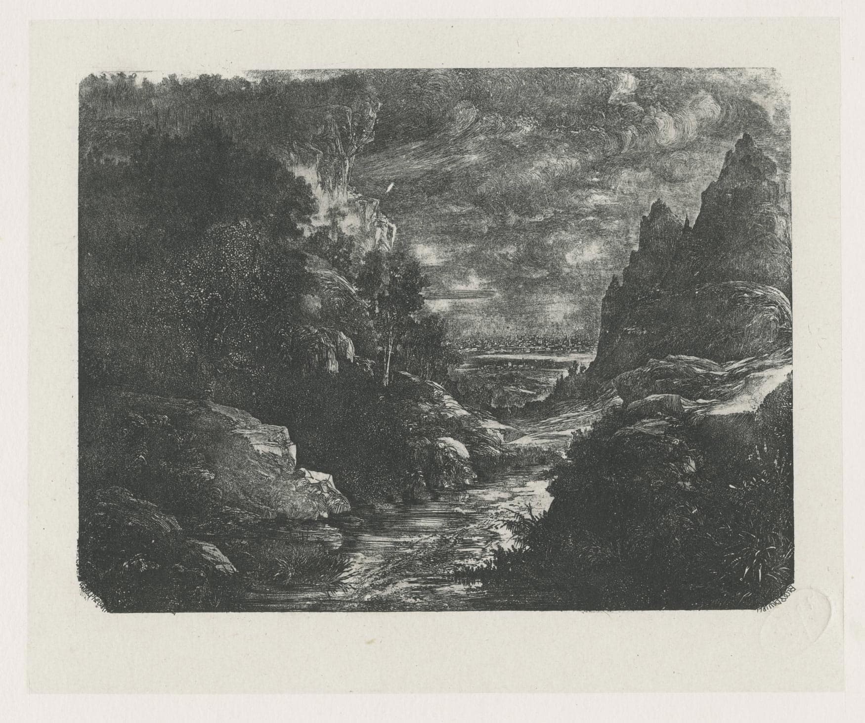 Le ruisseau des gorges