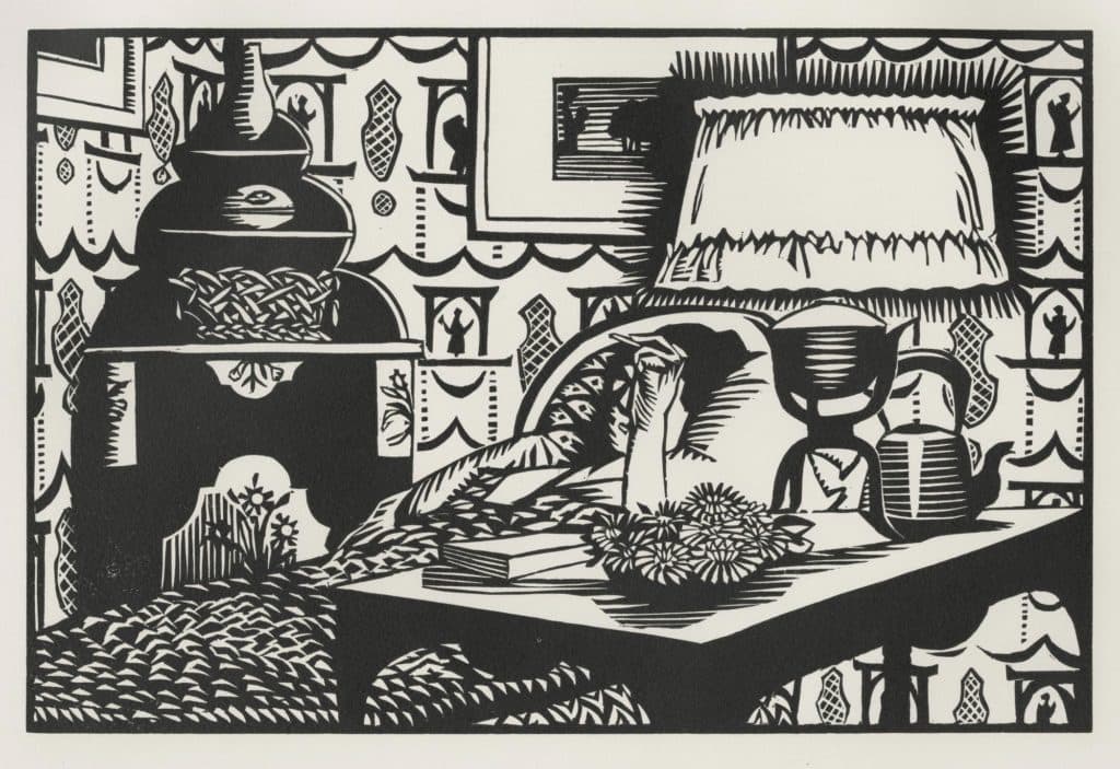 Hermann Paul – Femme endormie appuyée sur une table