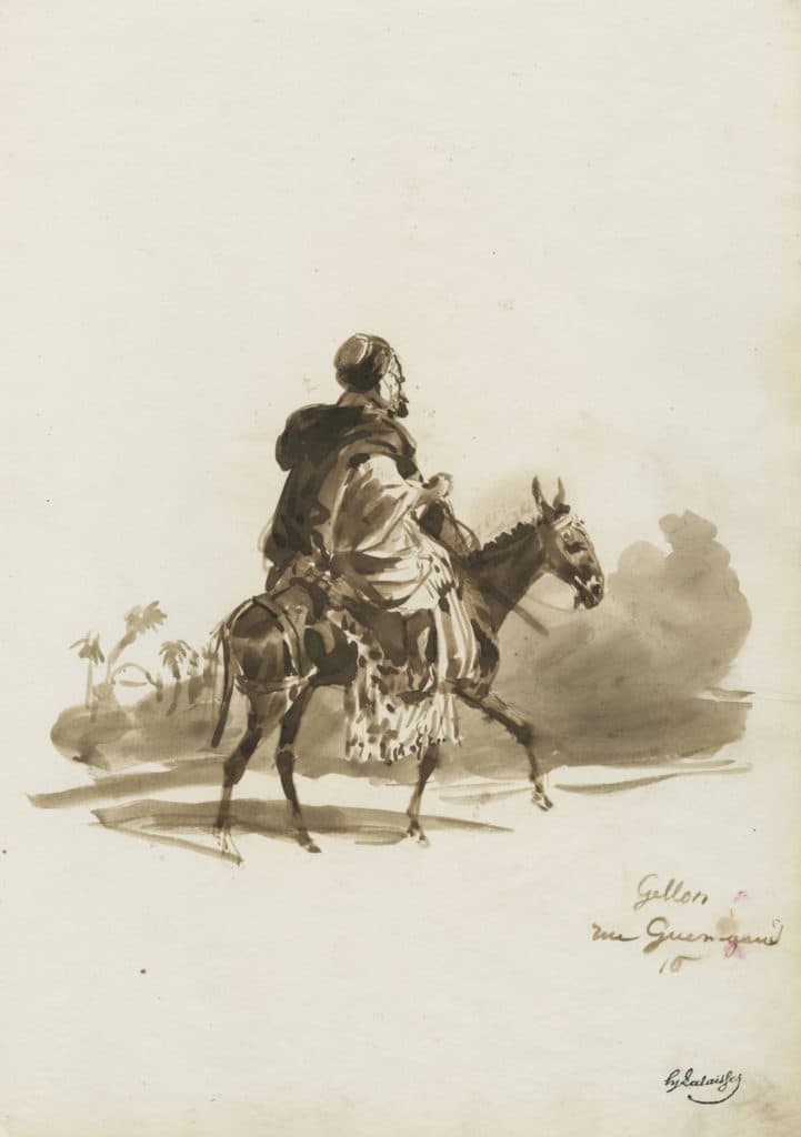 Lalaisse – Cavalier dans le désert