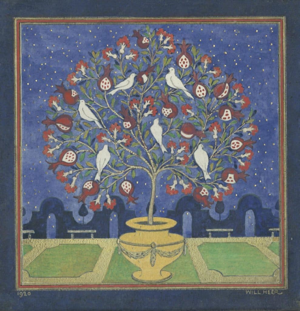 Heer – Arbre de vie dans un jardin