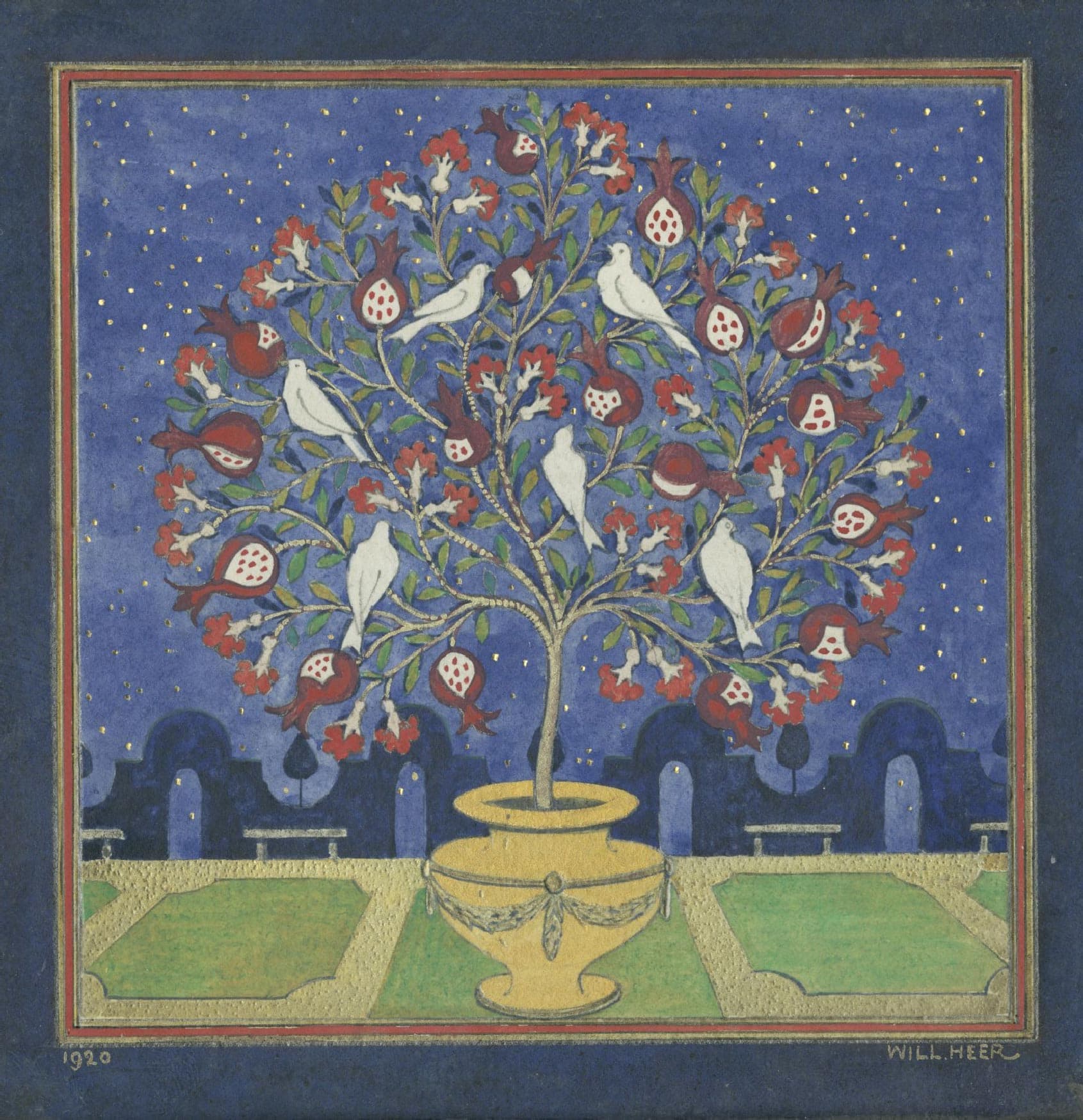 Arbre de vie dans un jardin