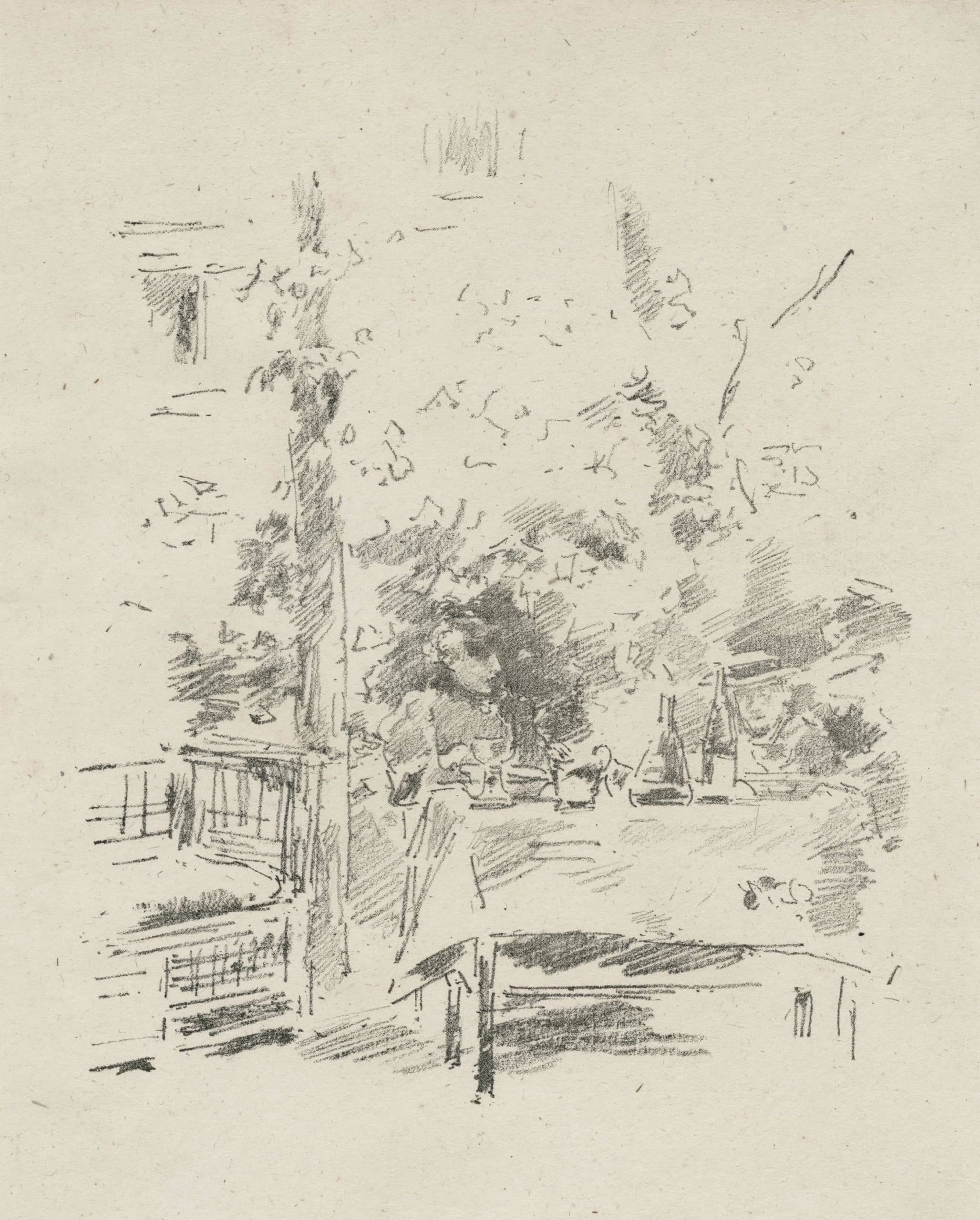 Tête à tête in the garden