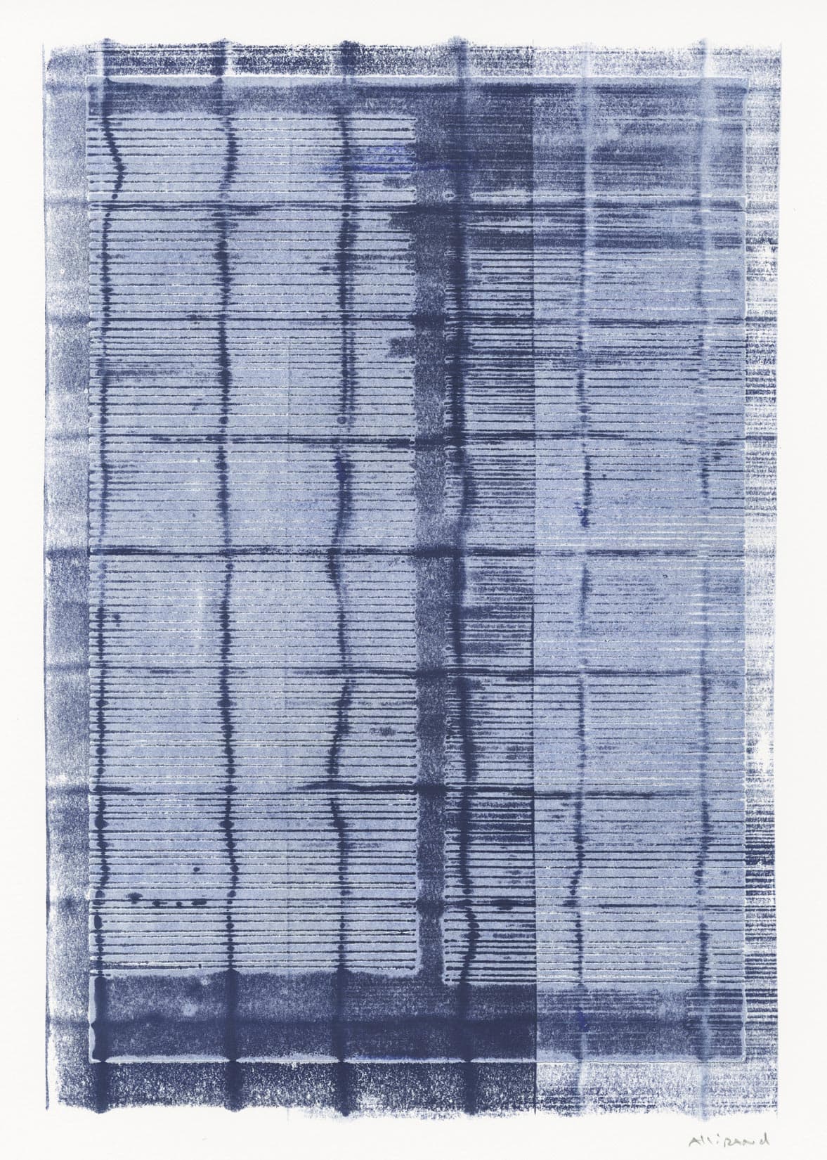 Untitled (composition in blue)