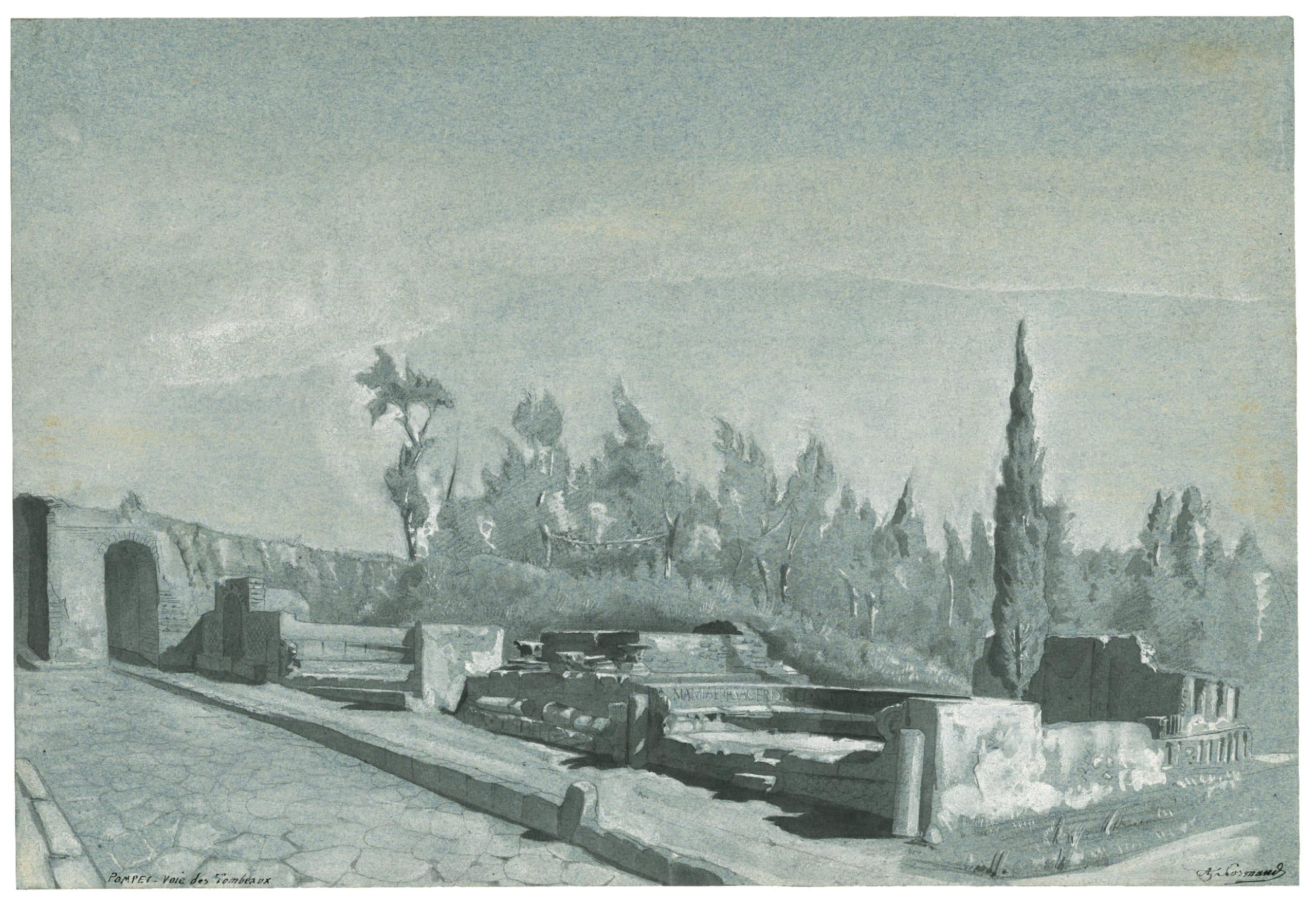 The Way of the Tombs in Pompeii