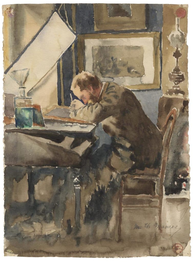 Manesse – Autoportrait en graveur