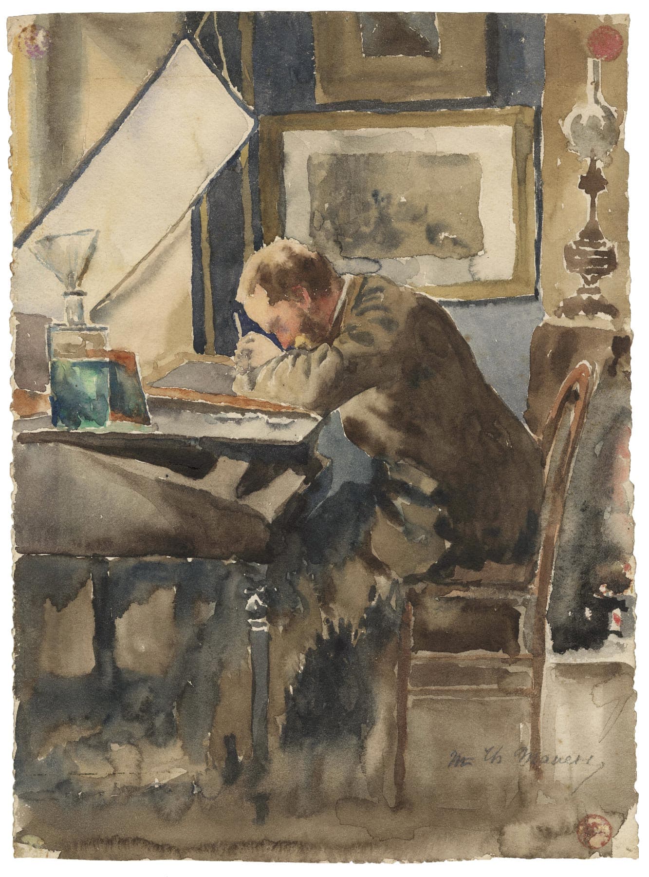 Autoportrait en graveur