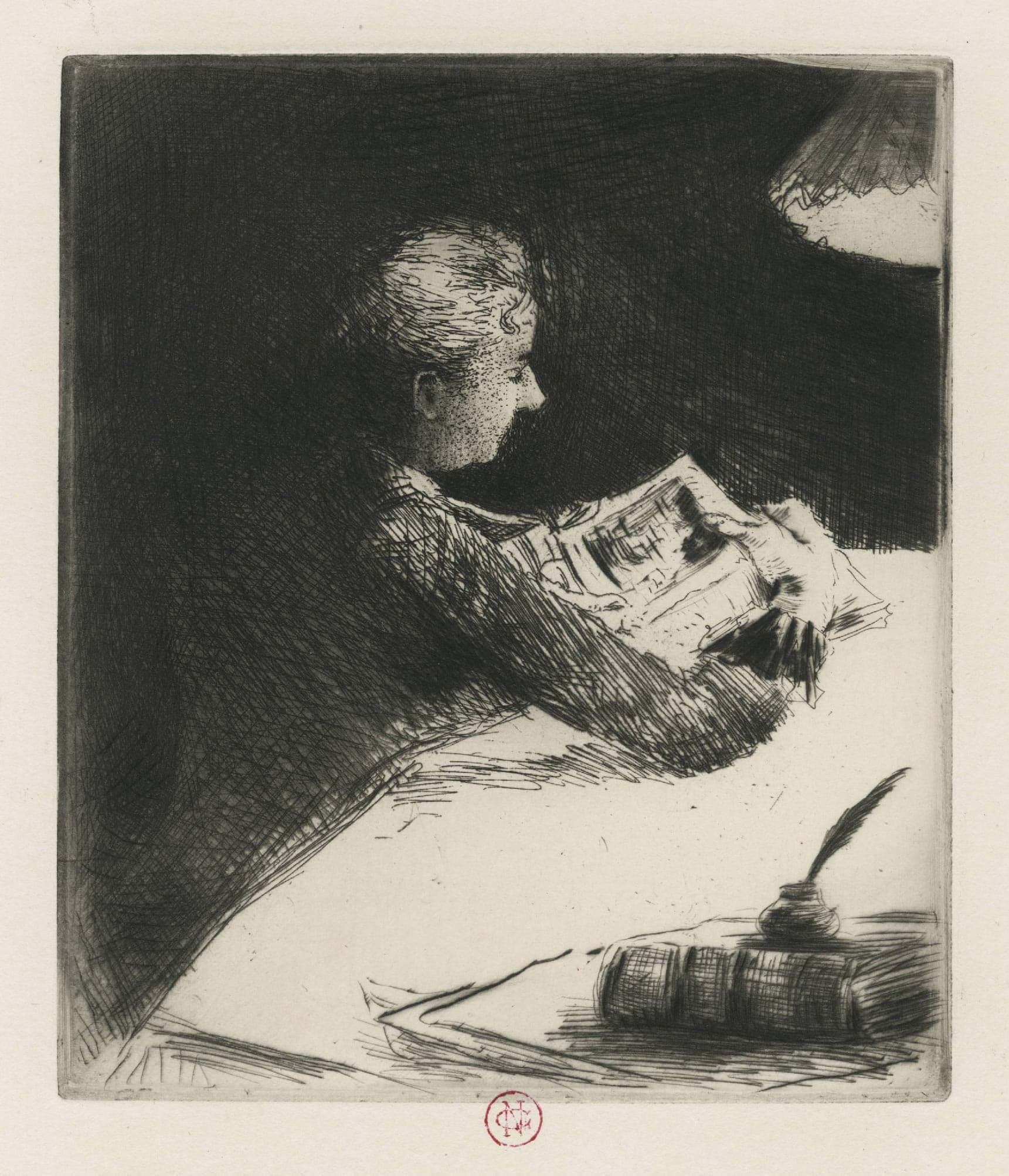 Marguerite Gachet (The evening reading)