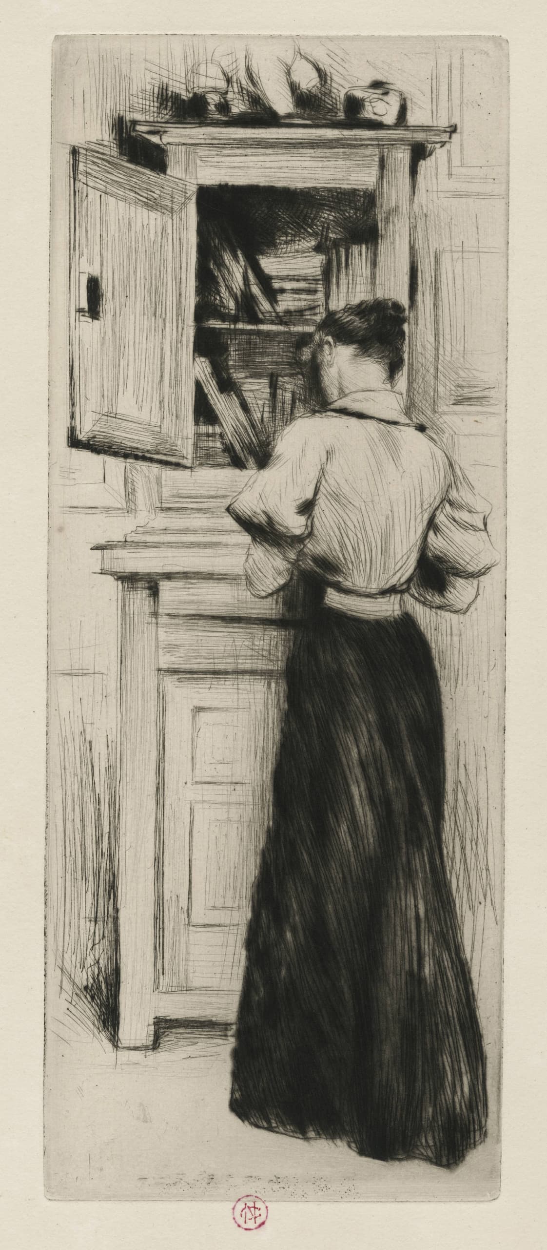 L’armoire (Suzanne Froliger, gouvernante du Dr. Gachet)