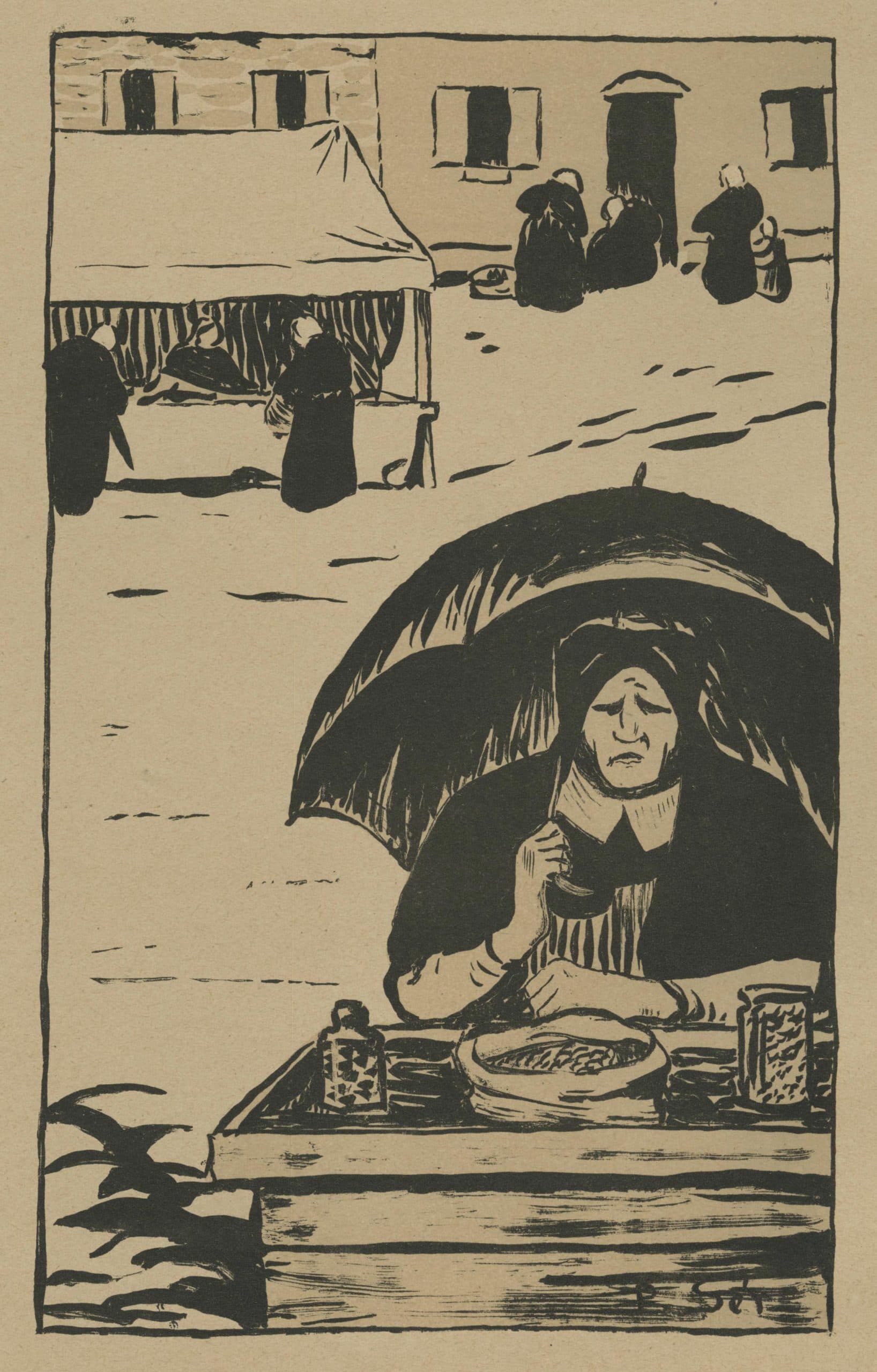 La marchande de bonbons ou Marché breton