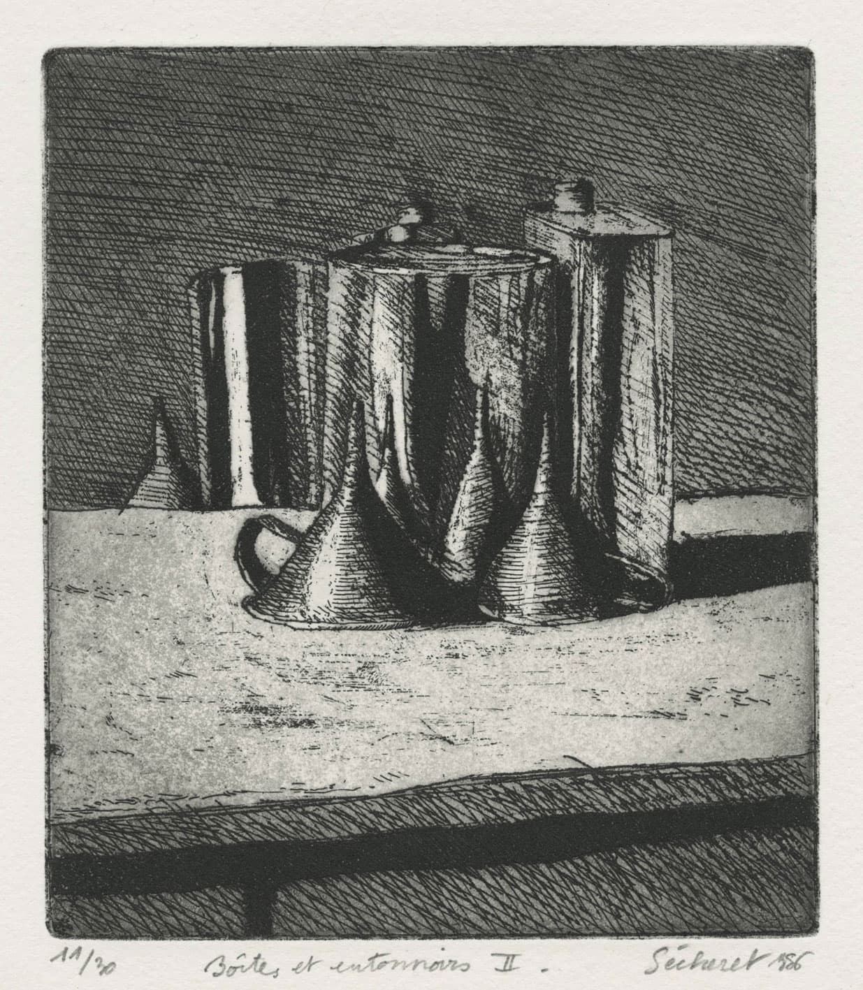 Boîtes et entonnoirs II (Boxes and funnels II)