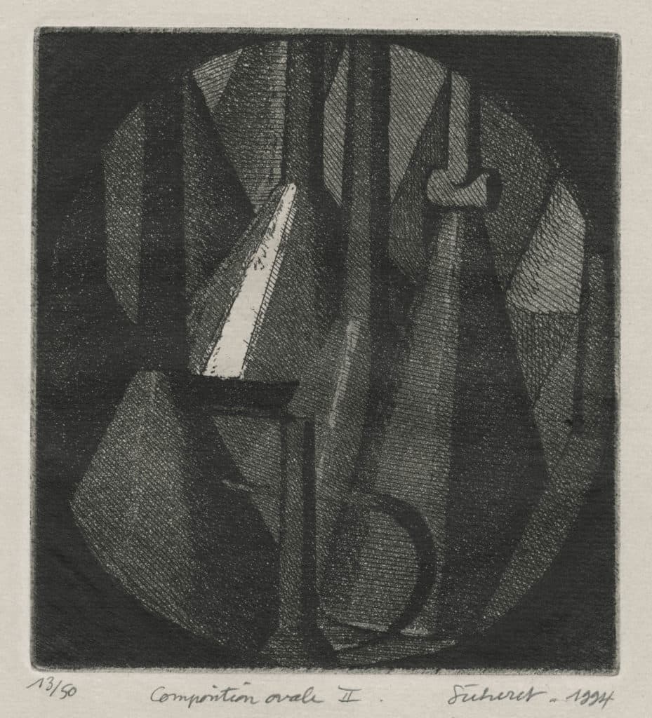 Sécheret – Composition ovale II