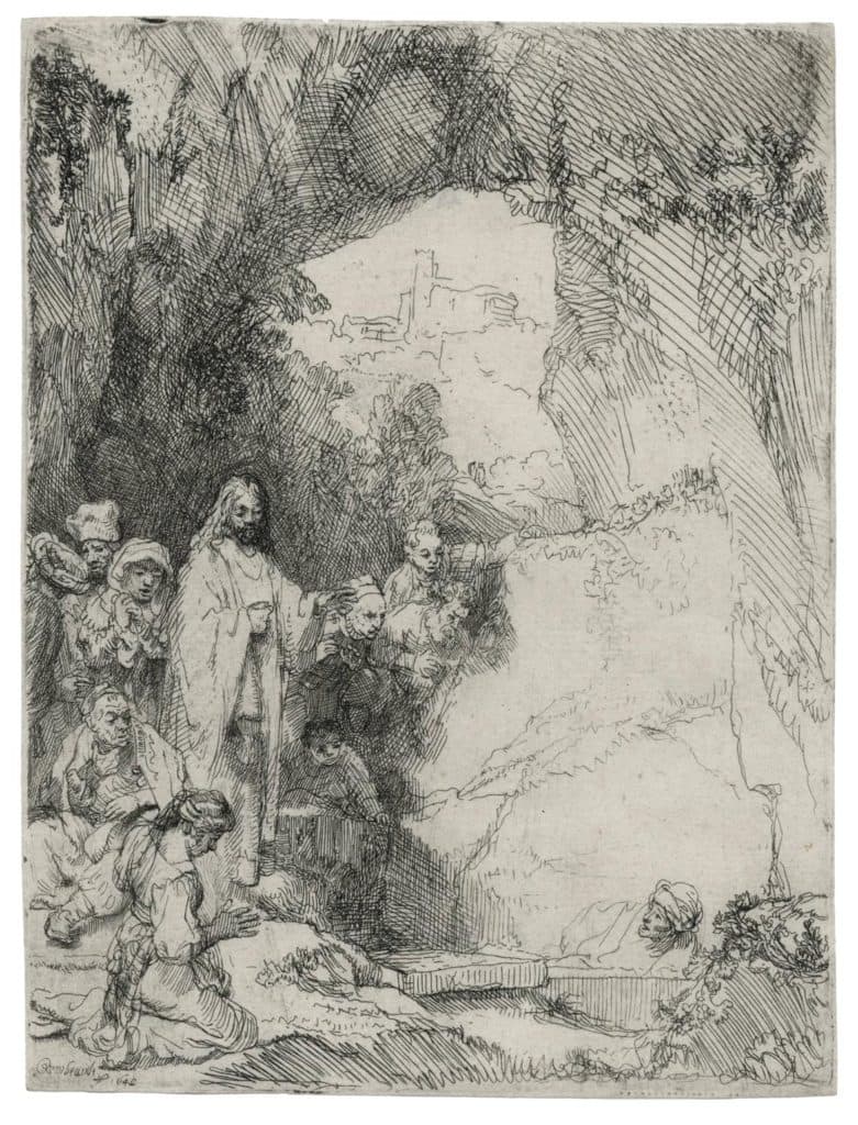 Rembrandt – La résurrection de Lazare