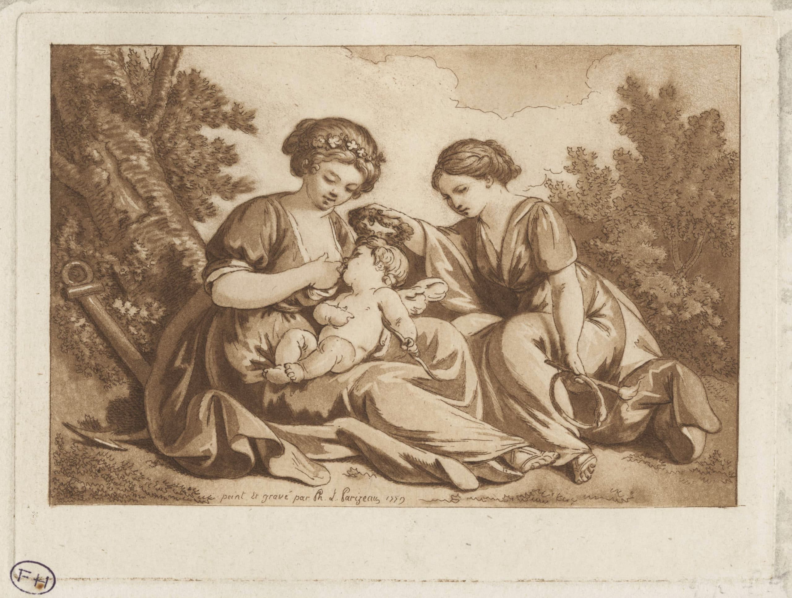 L’Espérance nourrit l’Amour et la Persévérance le couronne