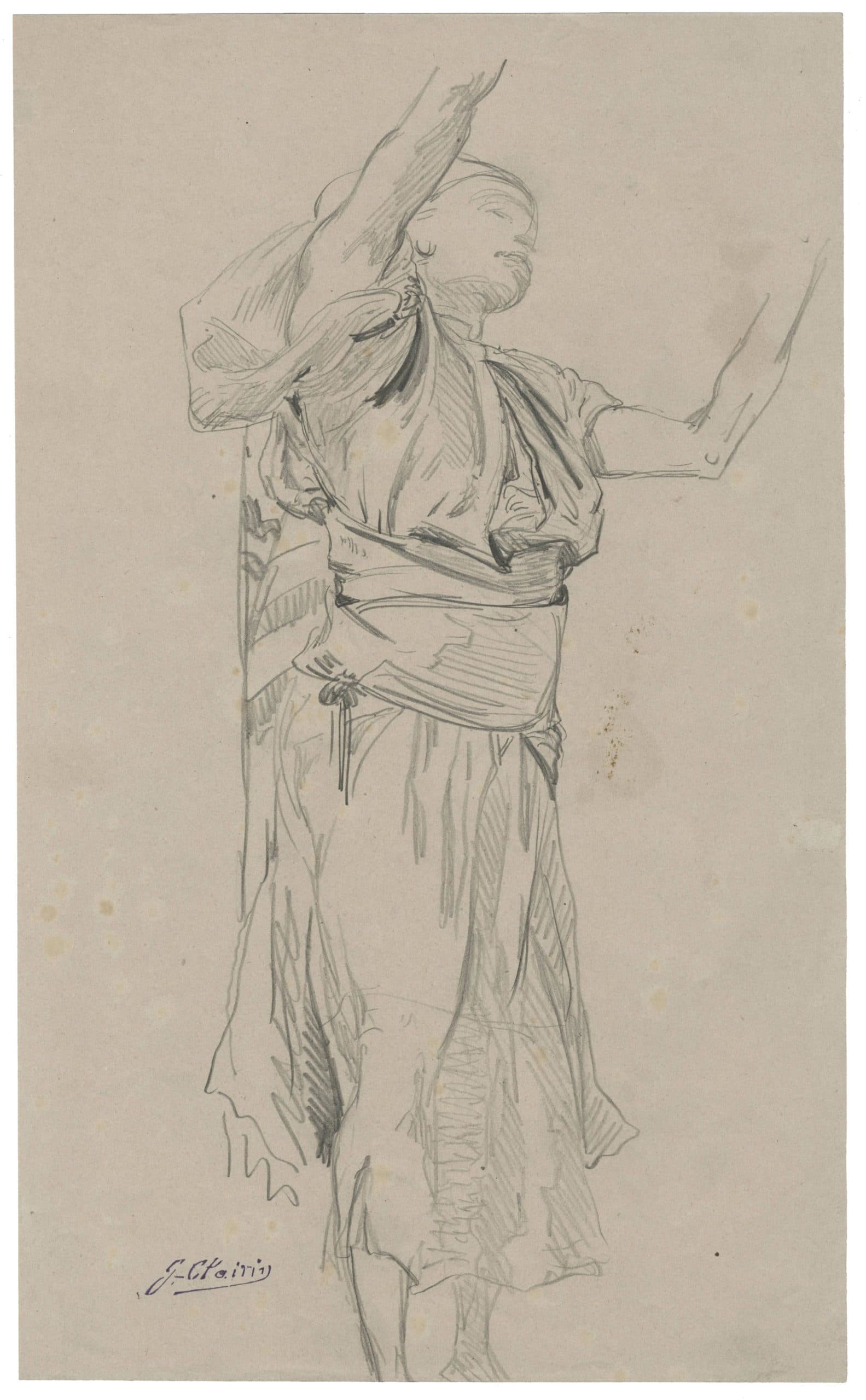 Etude d'homme en costume oriental