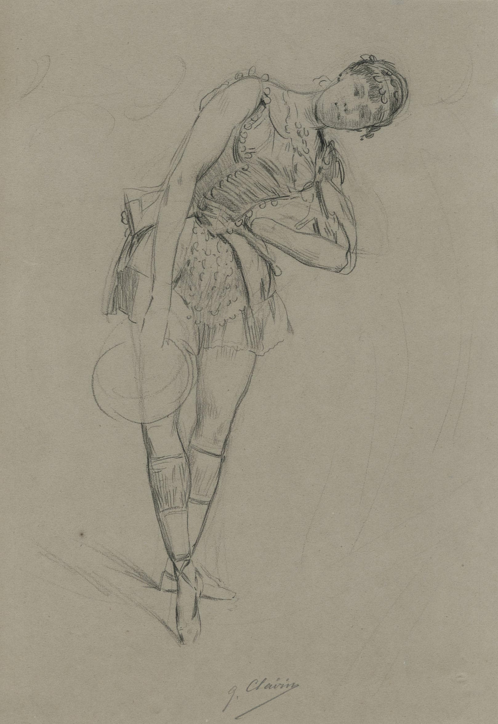 Dancer with a tambourin