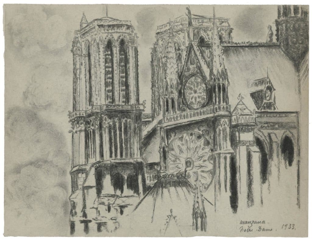 Manzana-Pissarro – Notre-Dame depuis le pont de l’Archevêché