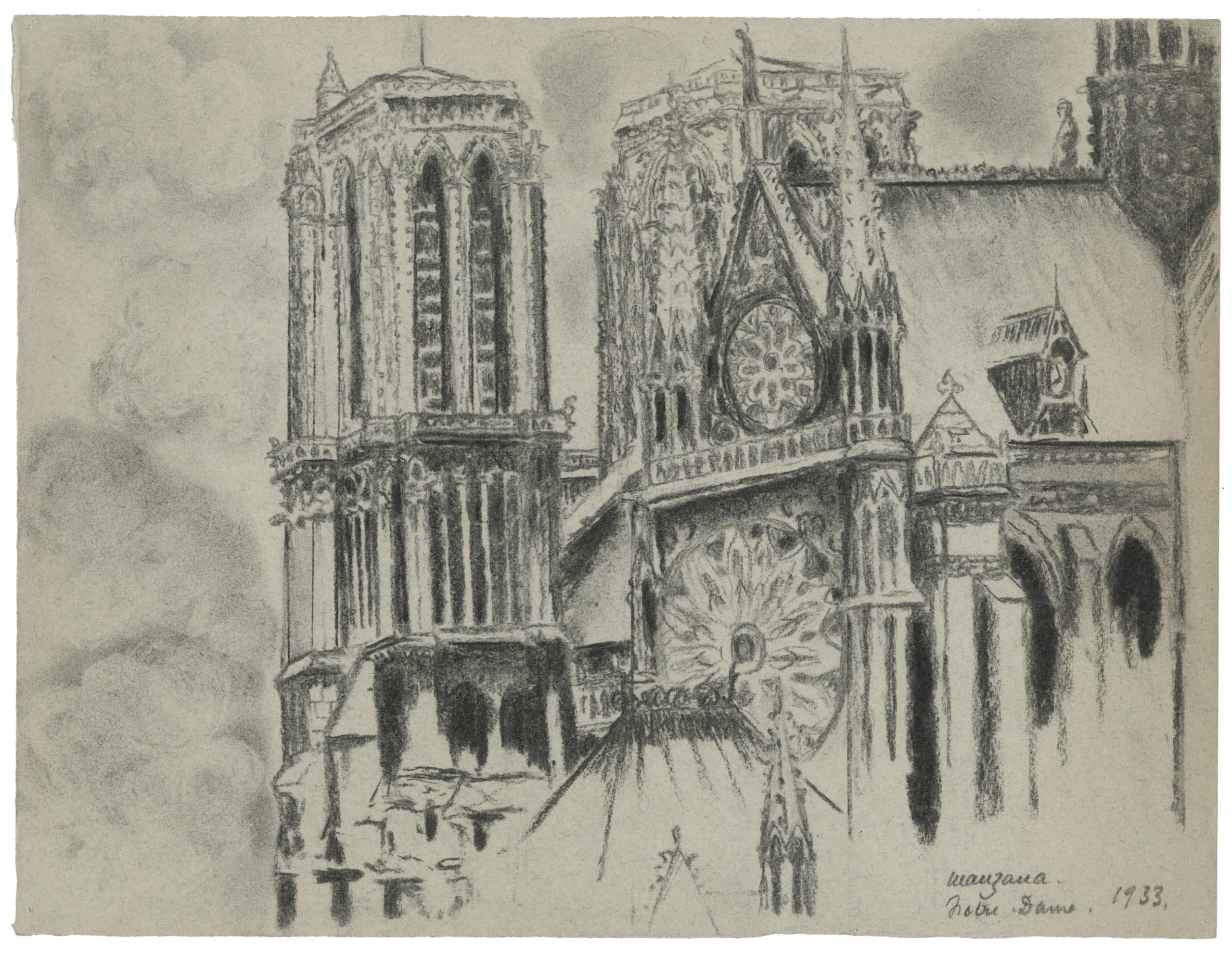 Notre-Dame depuis le pont de l'Archevêché