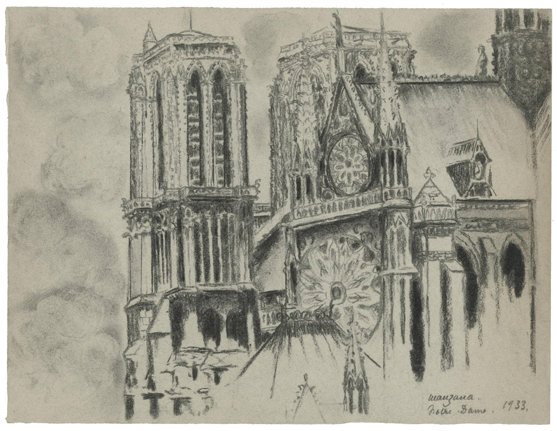 Notre-Dame from the pont de l'Archevêché