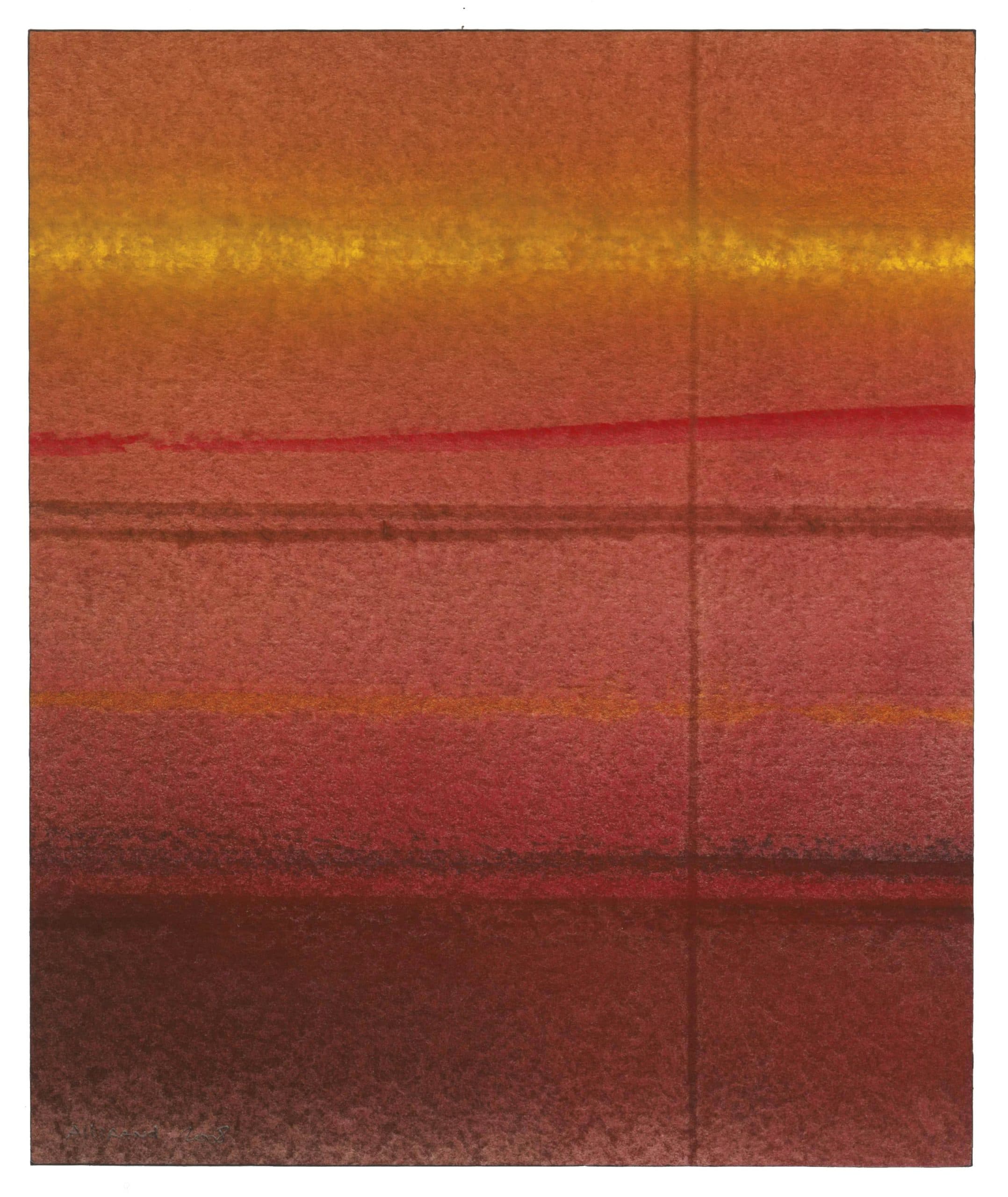 Sans titre (composition en orange, jaune et rouge)